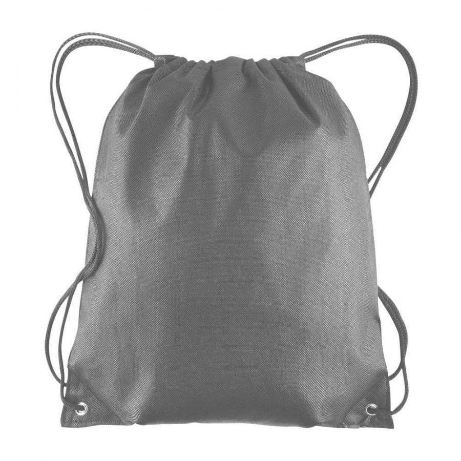 50 Pack Bulk Non-Woven Drawstring Backpacks - 13.5