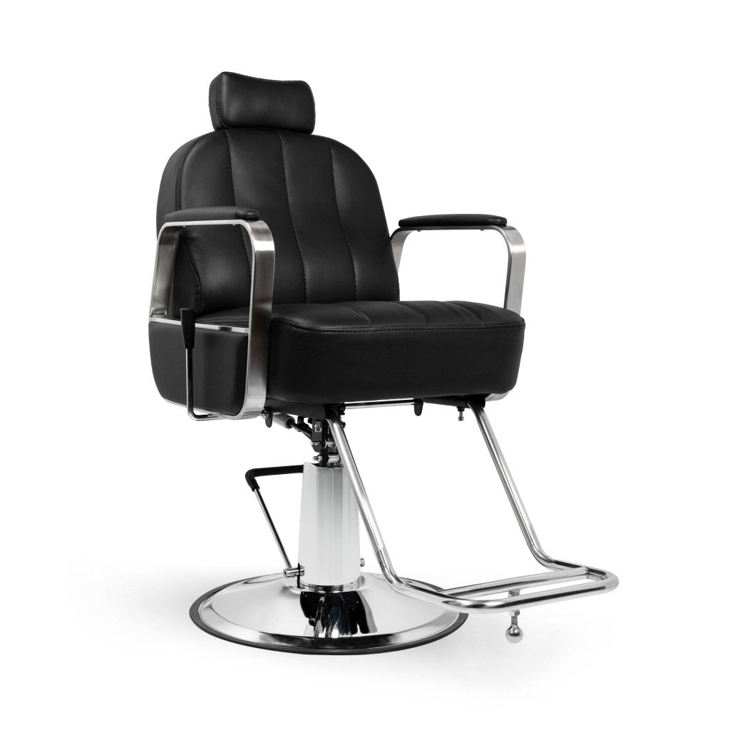 Lanvain Andrew CANADA Barber Styling Chair 155A - Adjustable Reclining Salon Chair for Haircuts & Shaves | Professional Beauty Salon, Barber Shop & Home Use