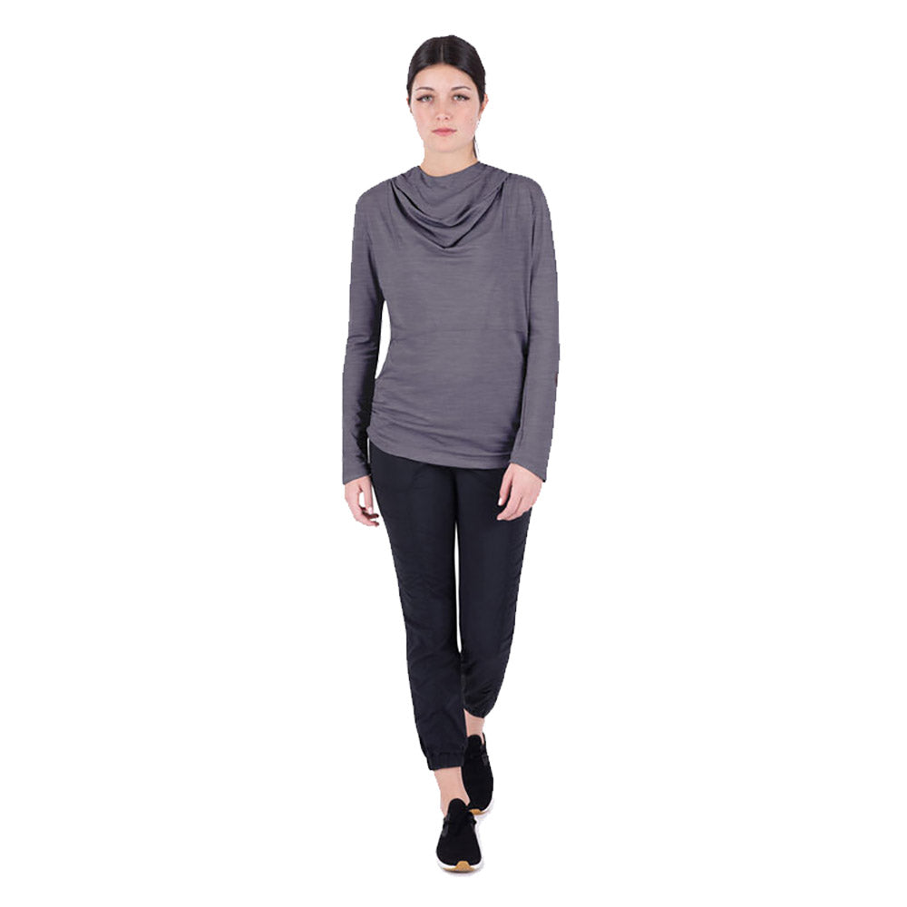 Indygena Olga Quick-Dry Women's Hoodie - Lightweight & Breathable Knit Pullover for Yoga, Running & Outdoor Activities