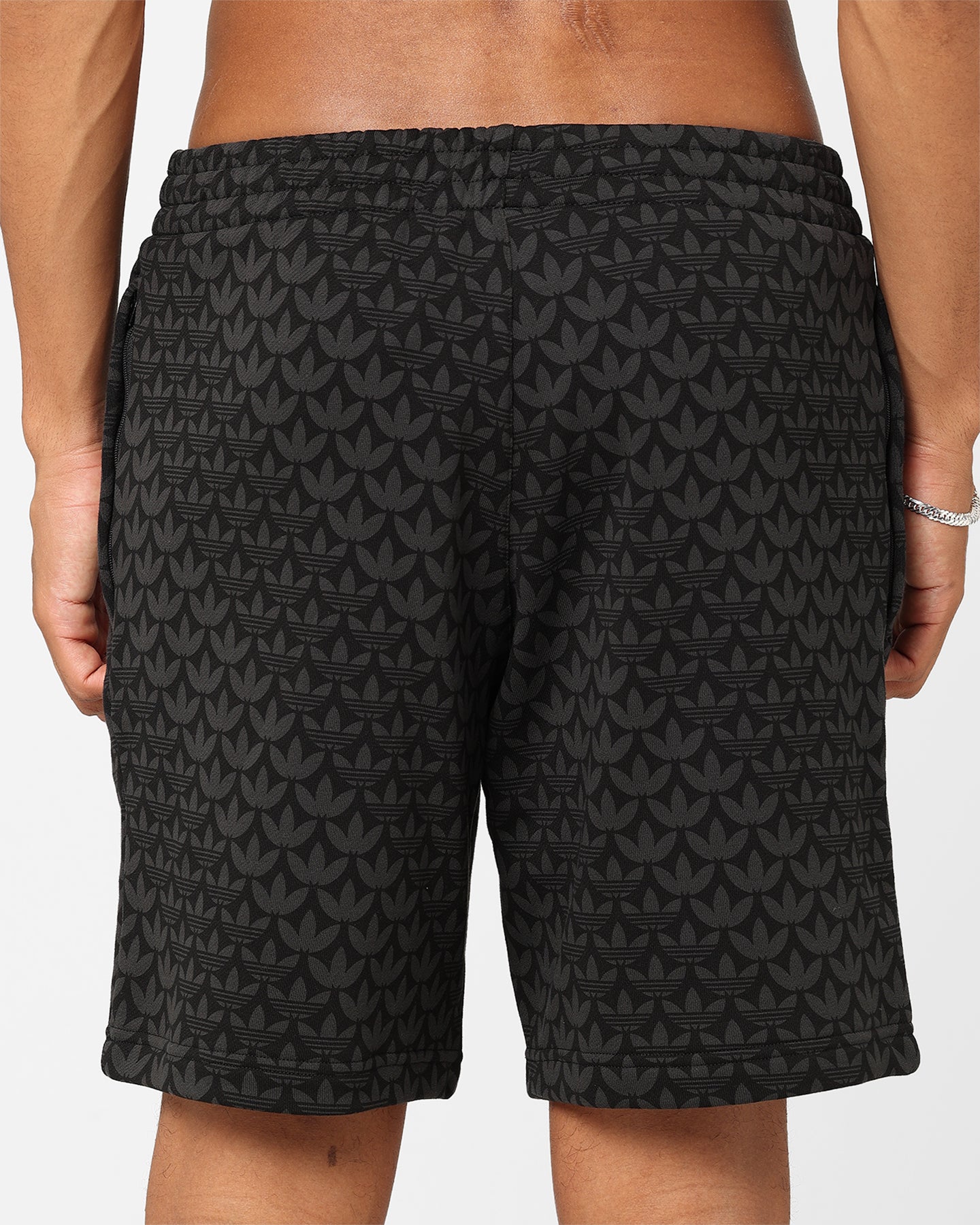 Adidas Monogram Graphic Shorts for Men - Black Athletic Running Shorts with Comfortable Fit - Perfect for Gym, Workout, and Casual Wear