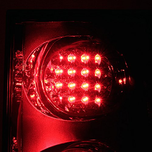 AKKON Smoked LED Tail Lights for 2007-2013 GMC Yukon XL & Chevy Suburban 1500/2500 - Brake Lamp Replacement Pair (Left+Right) - Durable, Waterproof & Easy Installation for Off-Road, Night Driving & Custom Styling