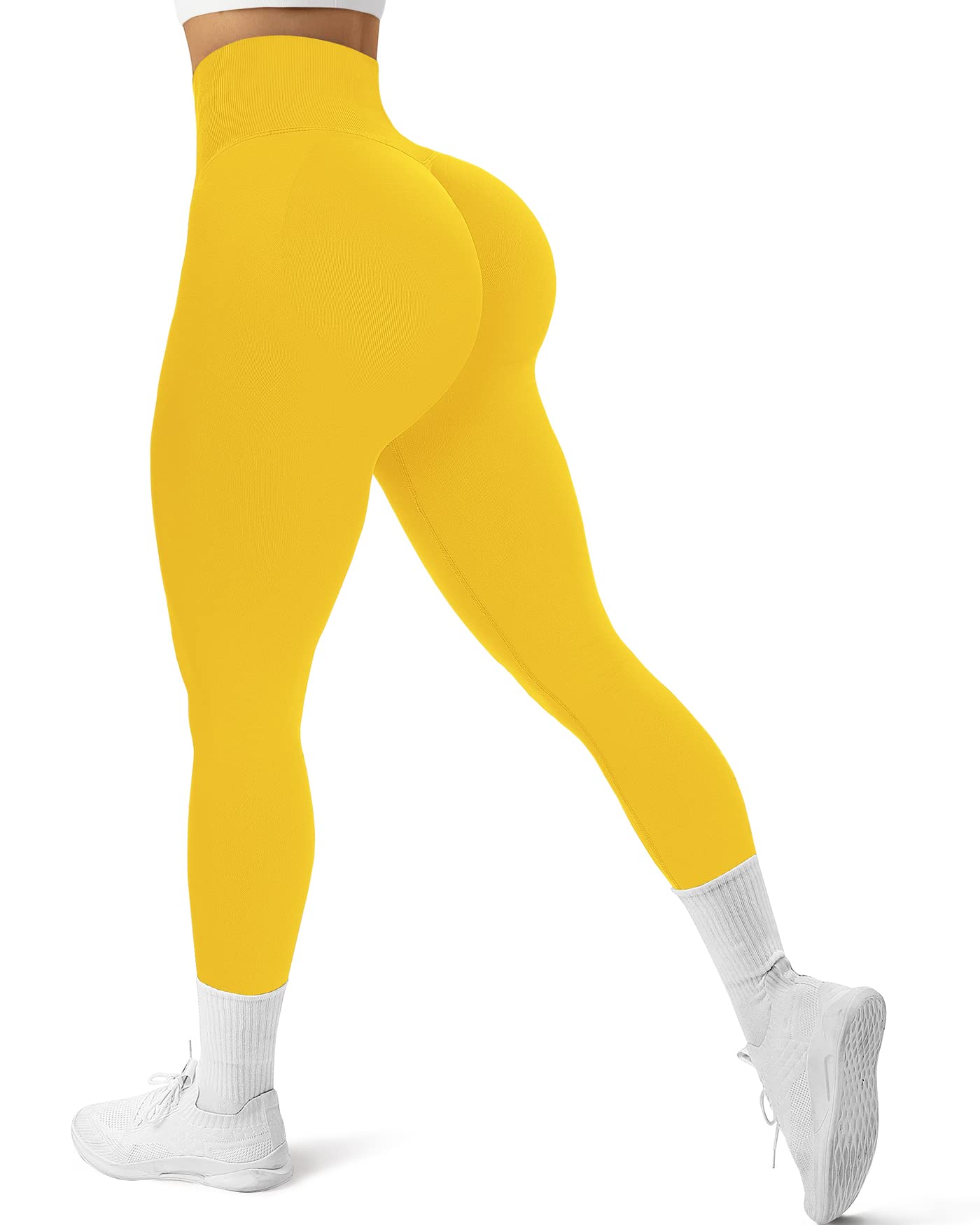 **GILLYA High Waisted Seamless Butt Lifting Leggings - Tummy Control Scrunch Yoga Pants for Women - Perfect for Workout, Running & Gym**    *(Use Case: Ideal for yoga, fitness training, running, gym workouts, or casual wear to enhance curves and boost confidence.)*