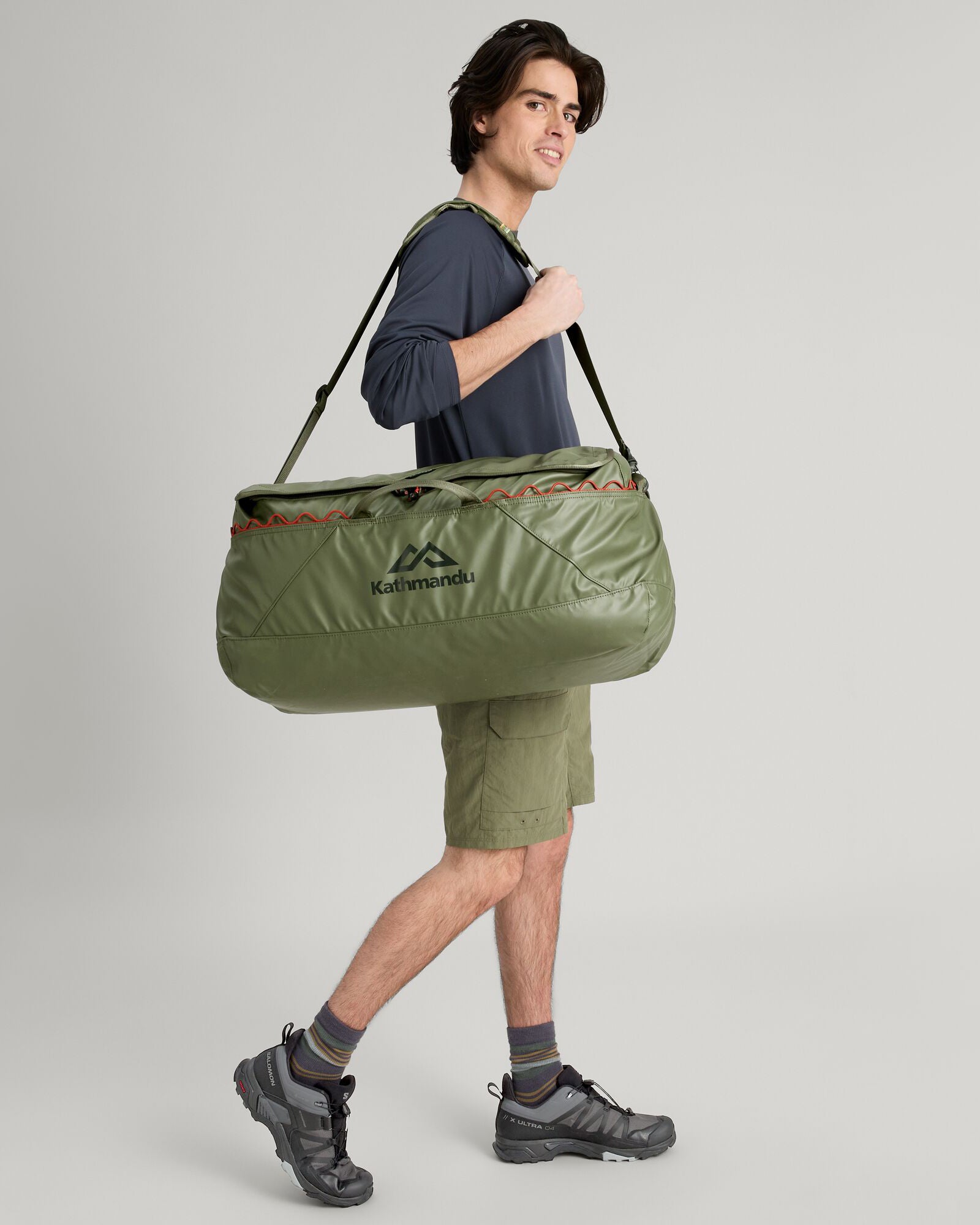 Indus Duffel 70L Travel Bag - Waterproof & Durable Beech Color for Outdoor Adventures, Camping, Hiking & Gym