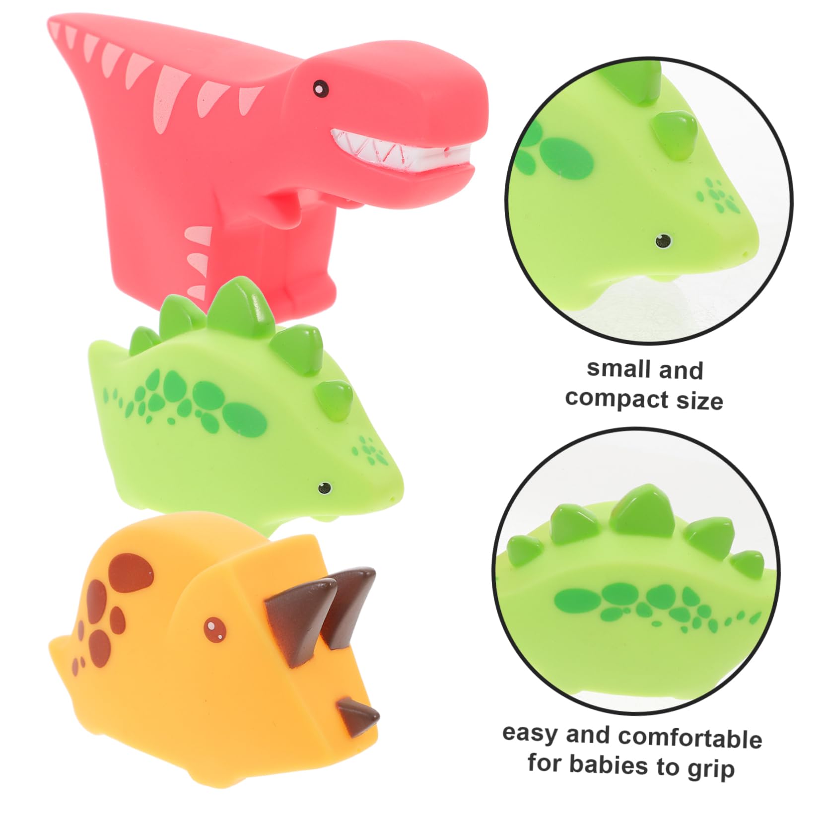 FOYTOKI 3-Piece Bath Toys Set for Toddlers - Fun Bathtub & Shower Toys for Kids, Floating Plastic Duck & Animal Figures - Perfect for Baby Bath Time, Sensory Play & Water Learning Activities