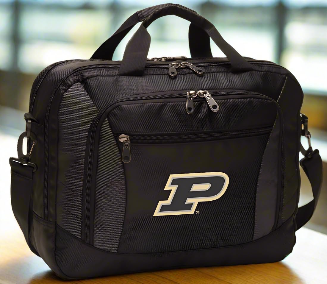 Purdue University Laptop Messenger Bag - Durable Briefcase for Students & Professionals, Perfect for Campus, Work & Travel
