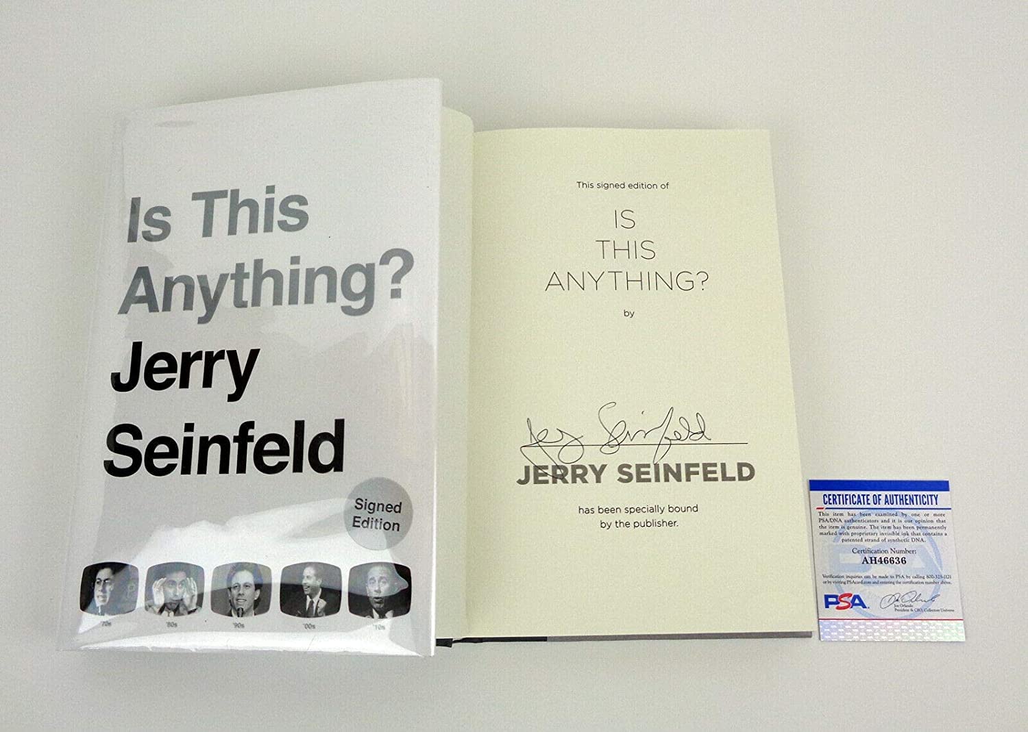 Jerry Seinfeld Signed Autograph 