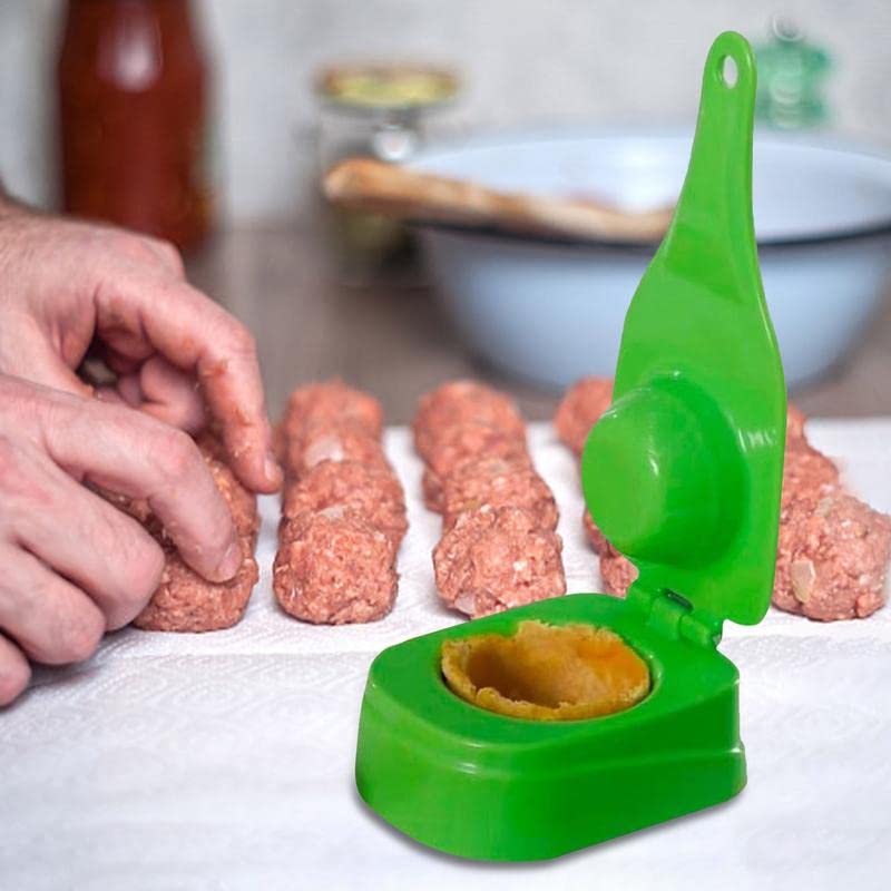 **Meatball Maker Mold & Meatloaf Press - Kitchen Gadget for Perfect Meatballs, Fried Cakes & Desserts | Ideal for Baking, Cooking & Party Food Prep**