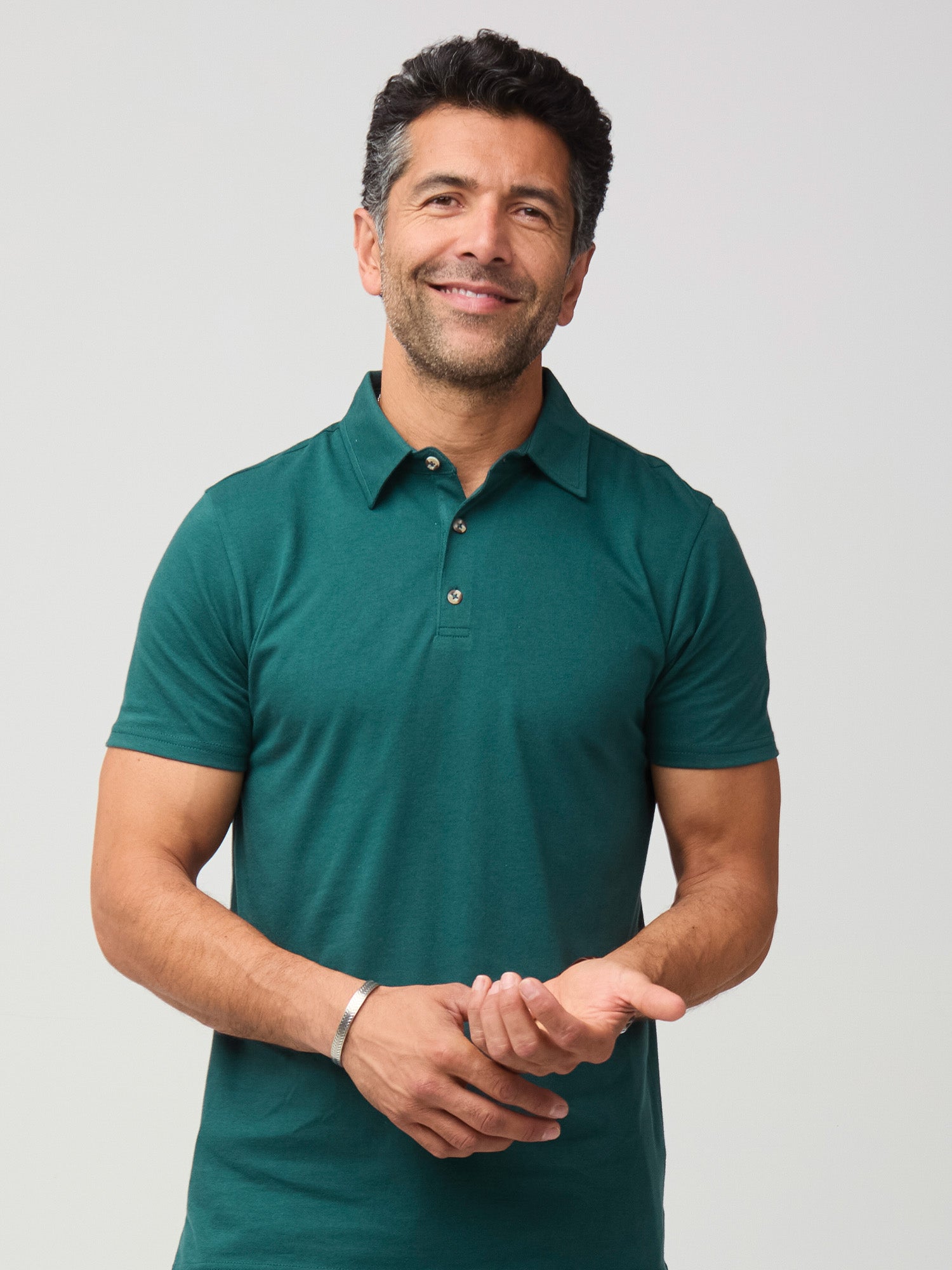 Dark Emerald Torrey Polo Shirt for Men - Premium Cotton Golf & Casual Wear - Final Sale | Perfect for Golf, Office & Outdoor Activities