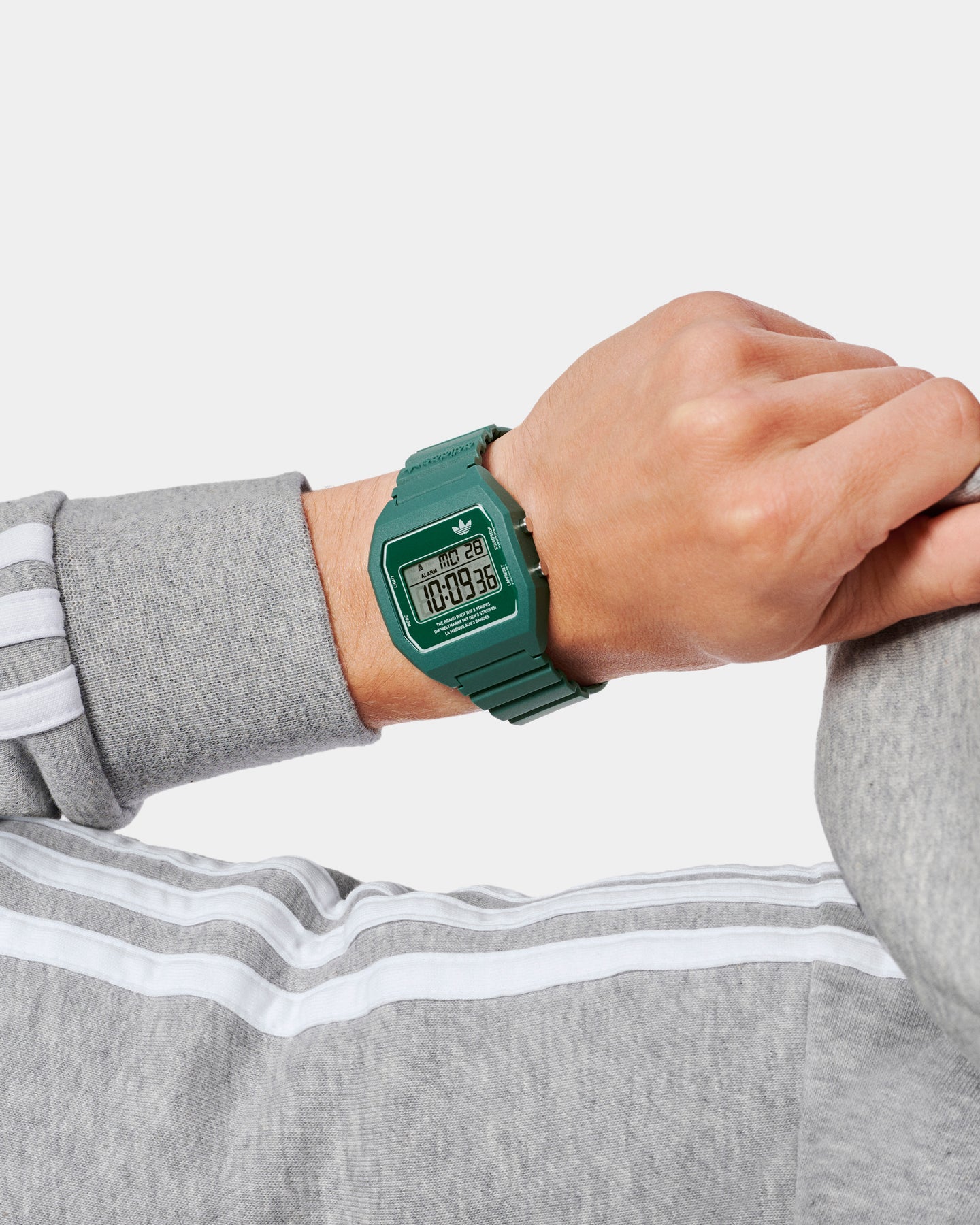 Adidas Digital Two Watch - Green Sports Watch for Men & Women - Perfect for Running, Gym & Outdoor Activities