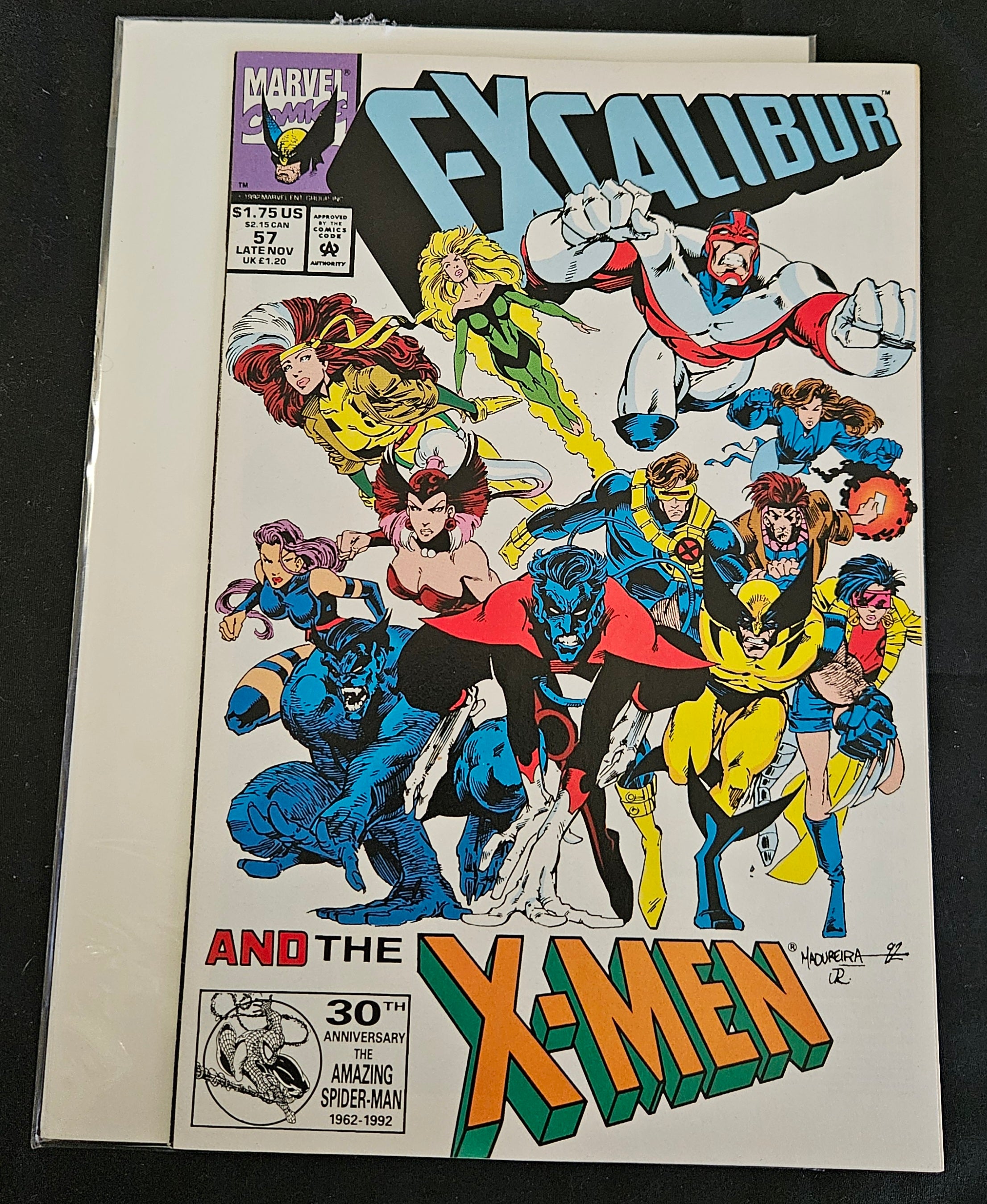 Marvel Comic Book Excalibur #57 (Dec 1992) - Days of Future Yet to Come | Near Mint Condition | Collectible Superhero Comics | Perfect for Marvel Fans & Comic Collectors | Great for Gifts, Displays & Investment