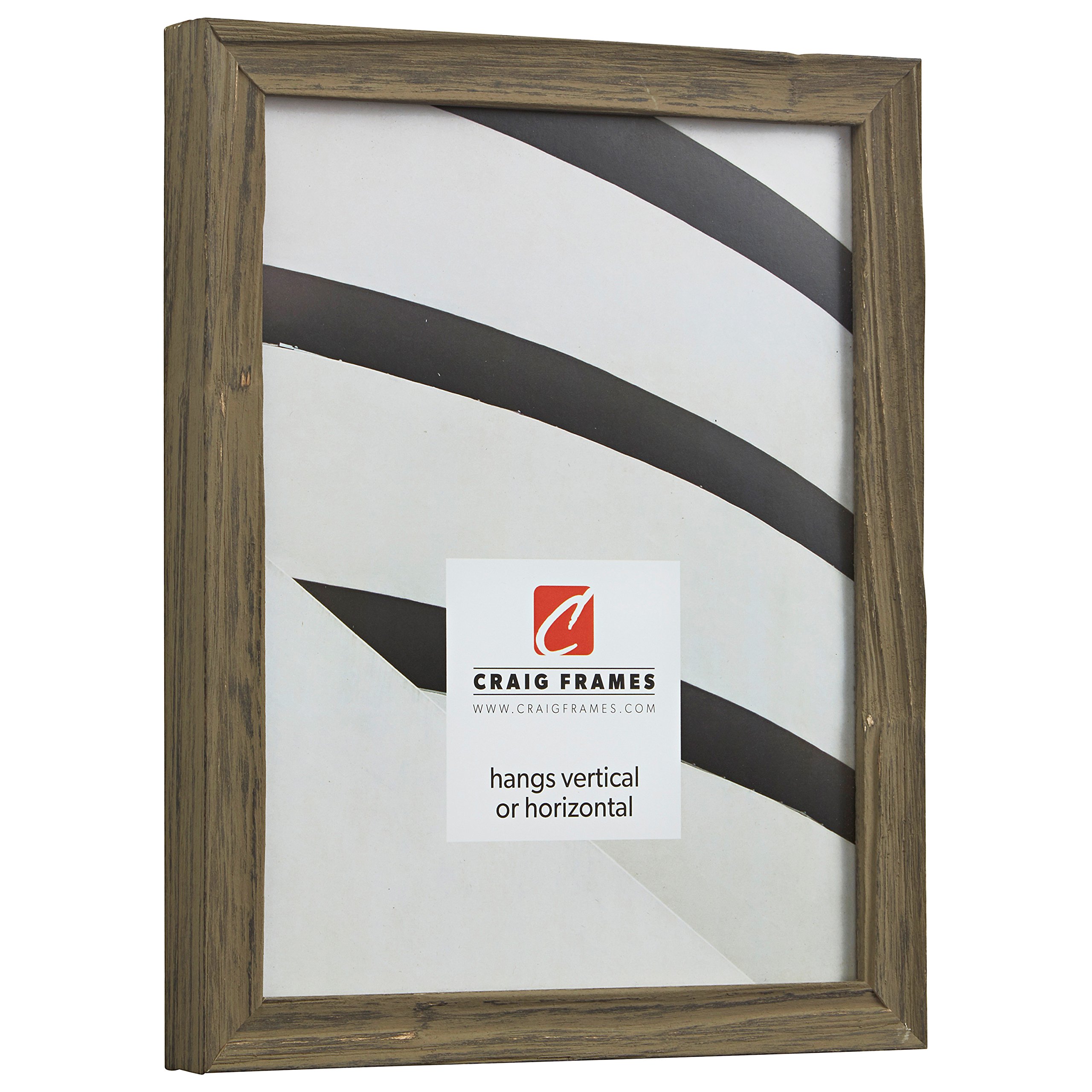 Craig Frames 4x10 Inch Wolf Grey Barnwood Picture Frame for Home Decor