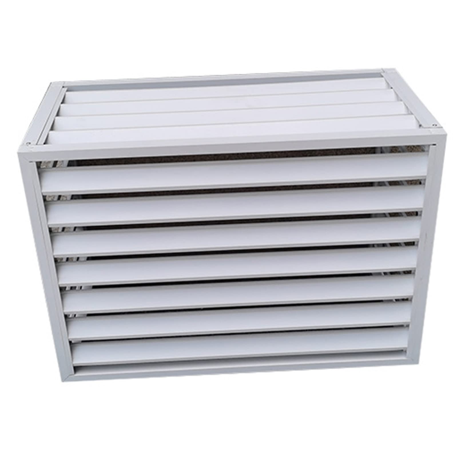 **Outdoor AC Privacy Fence Cover - Weatherproof Aluminum Alloy Pool Equipment Screen, Trash Can Enclosure & Garden Shed Divider - Perfect for Backyard, Patio, and Poolside Privacy**    *(Ideal for hiding AC units, pool equipment, or trash cans while enhancing outdoor aesthetics)*