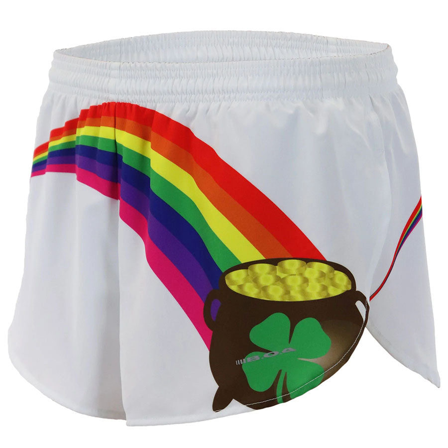 Men's Pot of Gold 1 Elite Split Running Shorts - Lightweight Athletic Shorts for Workout & Training - Perfect for Gym, Jogging, and Outdoor Sports