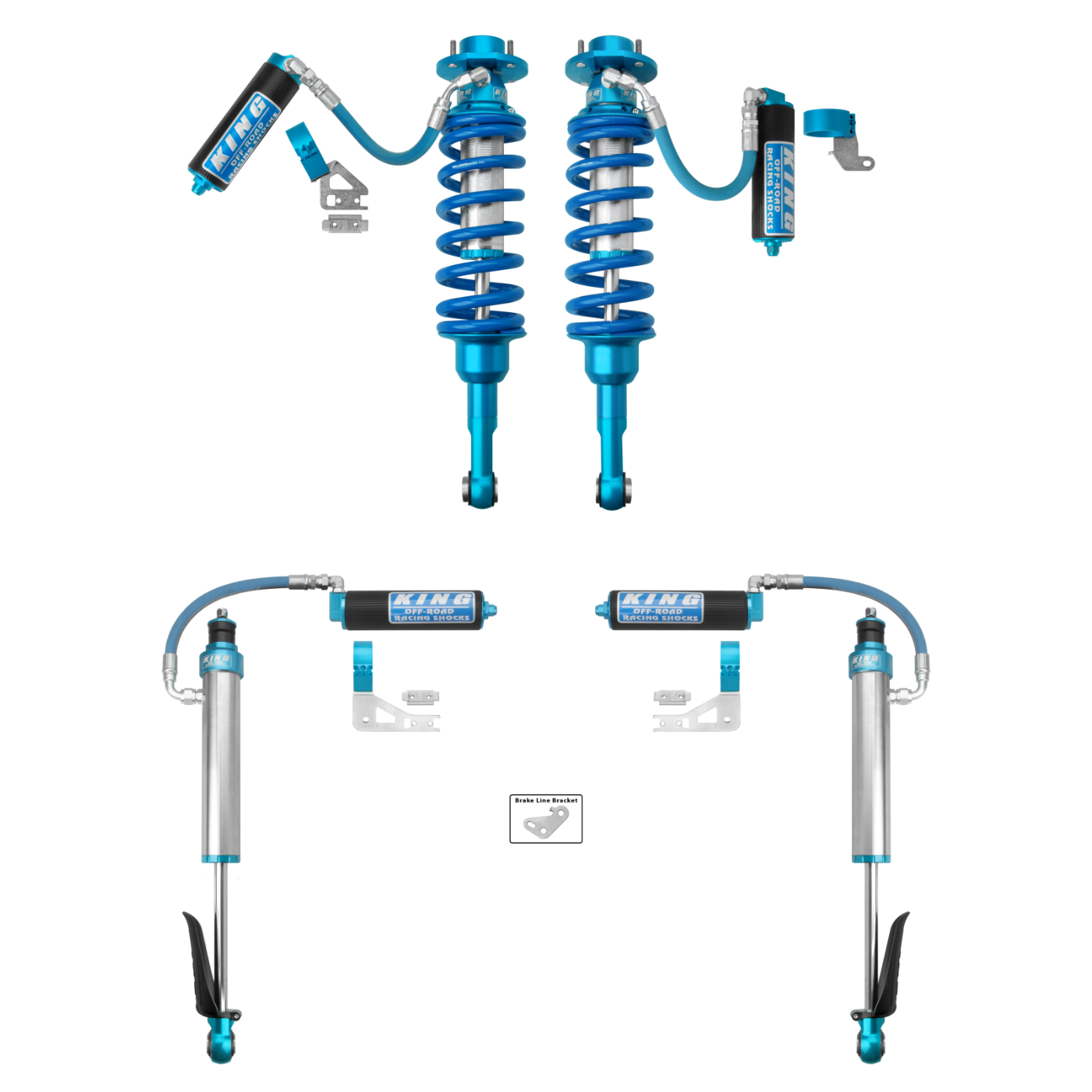 2024 Lexus GX550 Overtrail Edition Complete King Shock Suspension Kit - Off-Road Performance Upgrade for Adventure & Overlanding