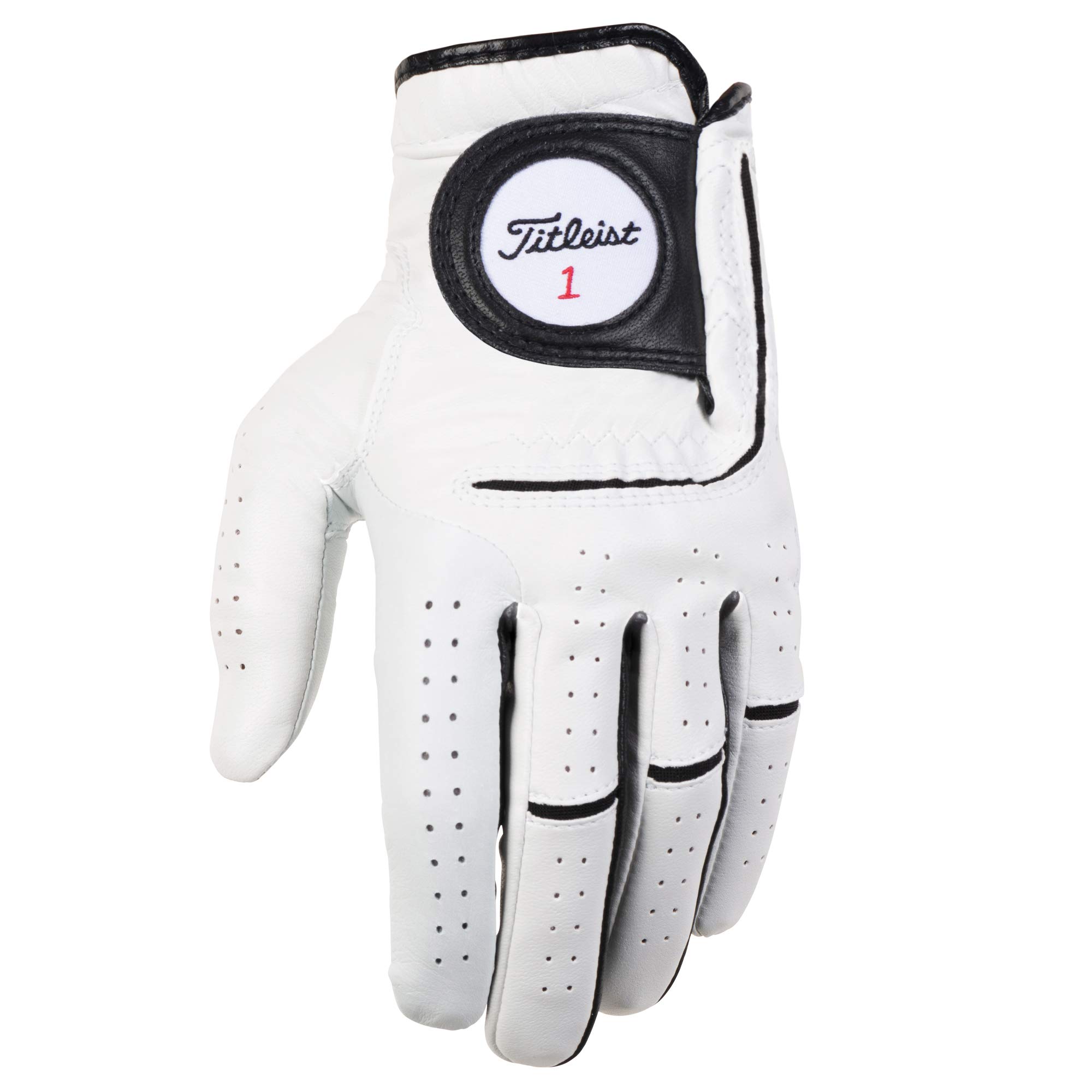 Titleist Men's Players Flex Golf Glove - Premium Leather Golf Gloves for Men - Right & Left Hand Options - Enhanced Grip & Comfort - Perfect for Driving Range, Course Play & Tournament Golf