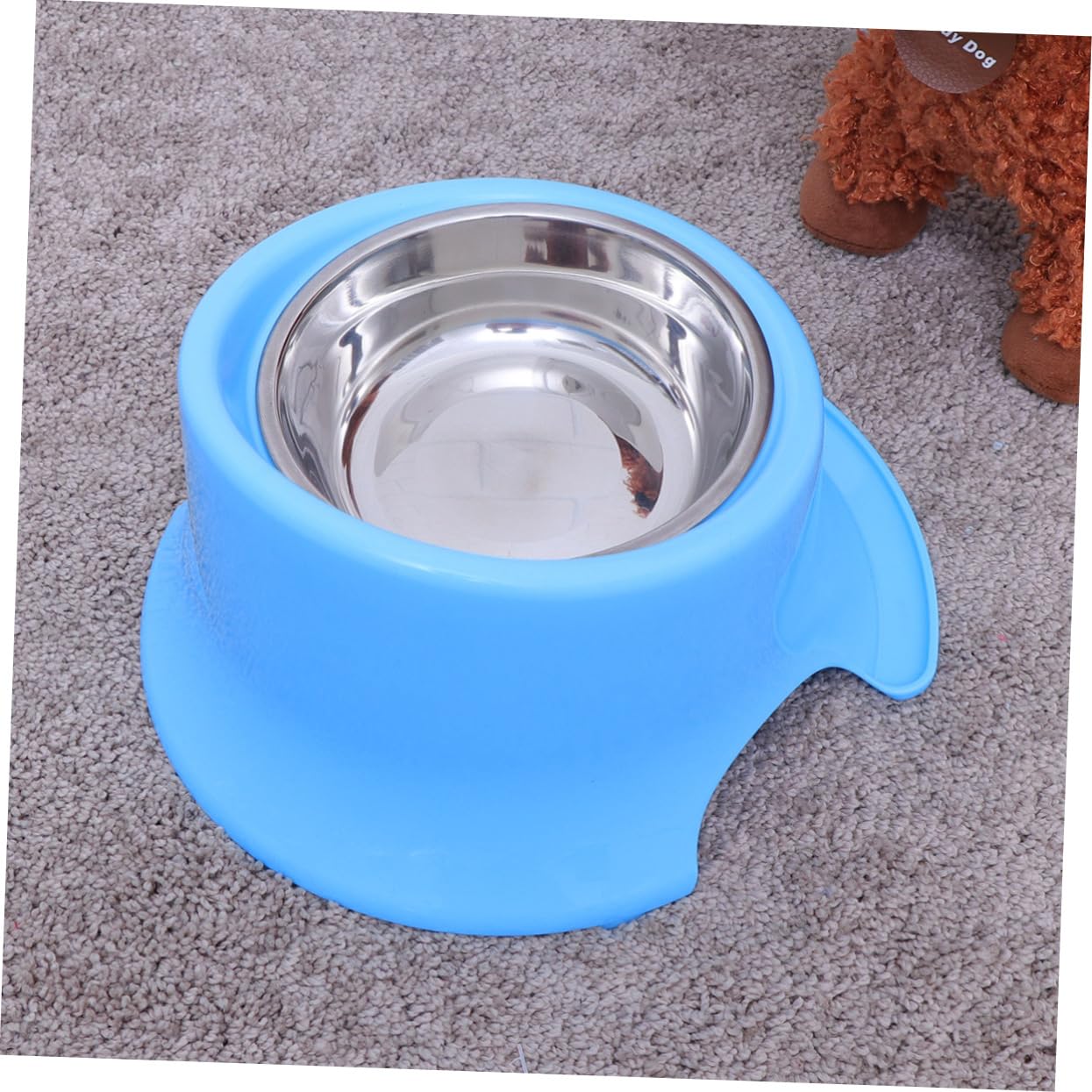 SUPVOX 2 Pack Elevated Dog Bowls with Non-Slip Feet - Stainless Steel Pet Food and Water Dishes for Puppies, Cats, Small & Medium Dogs - Perfect for Mealtime, Travel, and Outdoor Use