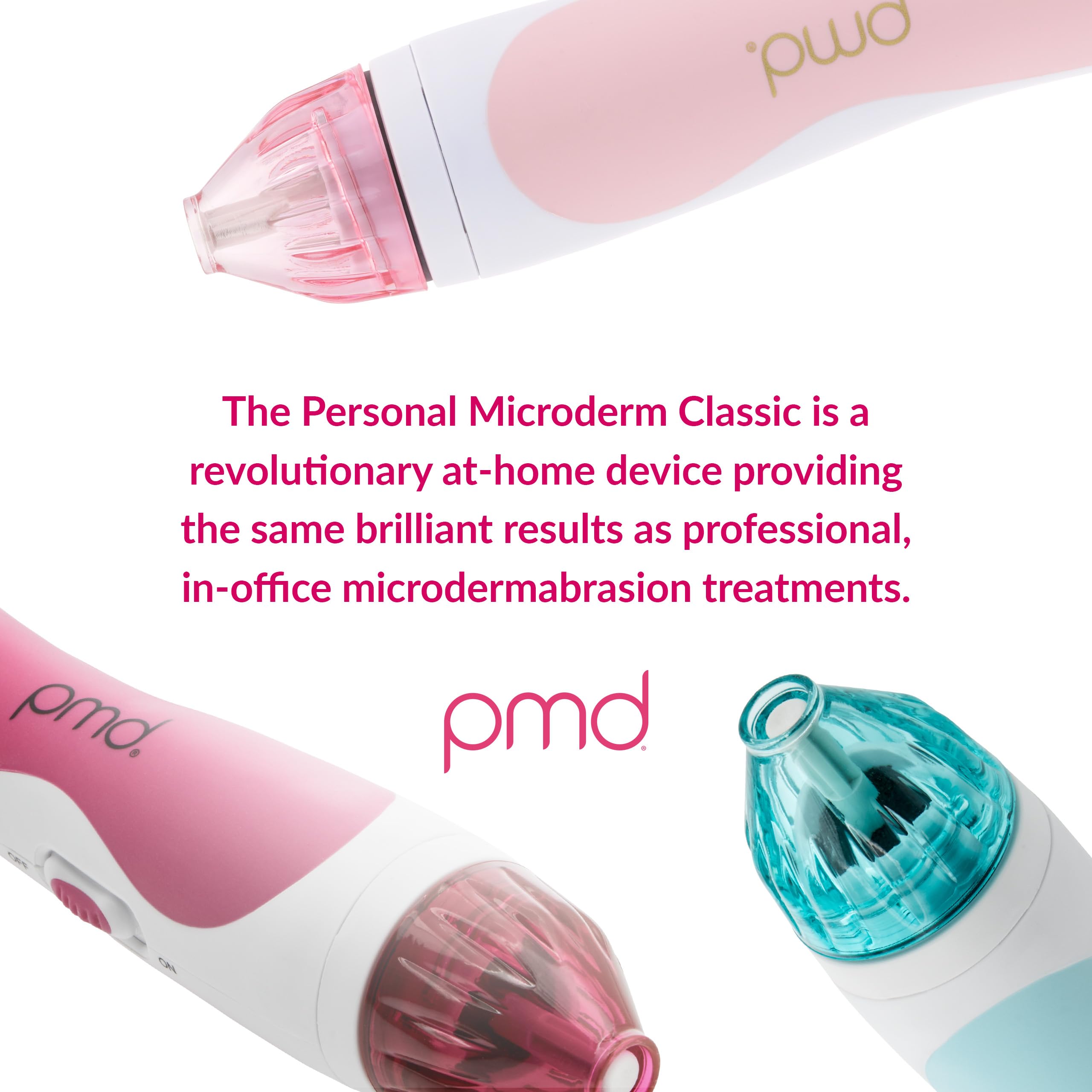 PMD Personal Microderm Classic - At-Home Microdermabrasion Machine Kit for Face & Body Exfoliation - Perfect for Anti-Aging, Acne Scars & Skin Renewal at Home or Salon