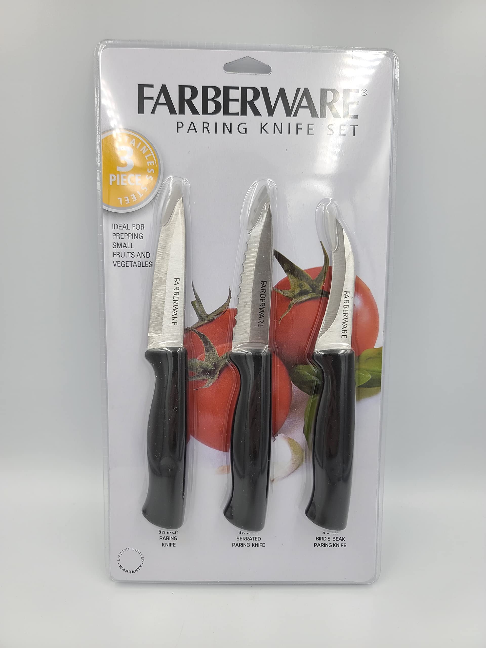 Premium 2-Pack 3-Piece Pairing Knife Set - High-Quality Kitchen Knives for Fruits, Vegetables & Precision Cutting | Perfect for Home Chefs & Cooking Enthusiasts