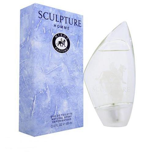 Nikos Parfums Sculpture Pour Homme 100ml Eau de Toilette for Men - Fresh & Woody Fragrance for Daily Wear, Office & Special Occasions