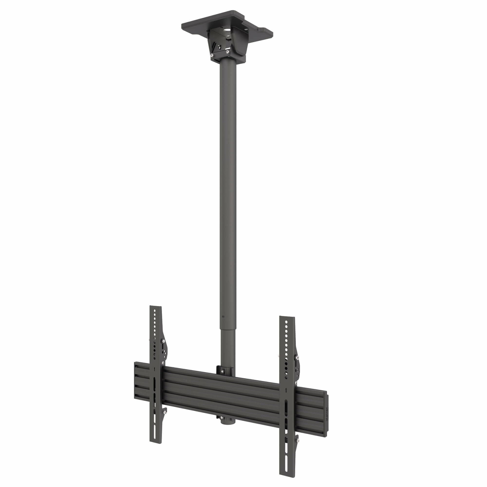 Kanto CM600SG Heavy Duty Stainless Steel Outdoor Ceiling TV Mount Bracket for 37-70 Inch Flat Screen TVs | Weatherproof Black Design | Perfect for Patio, Backyard, and Commercial Use
