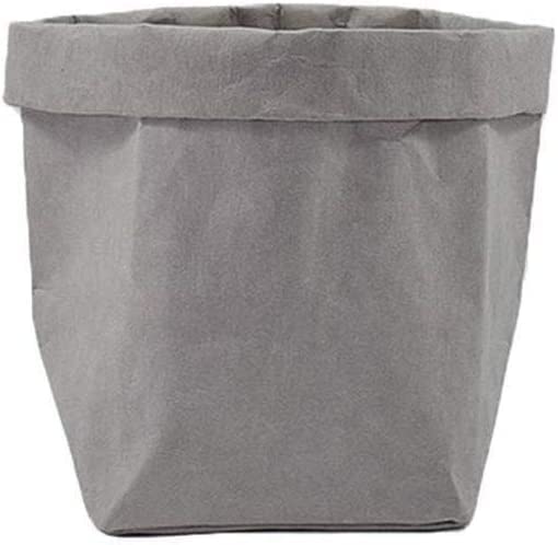 Eco-Friendly Reusable Kraft Paper Planter Bags - Washable Plant Flower Pot Covers & Storage Containers for Home Gardening | Perfect for Indoor Plants, Outdoor Gardens, and Organizing Small Items