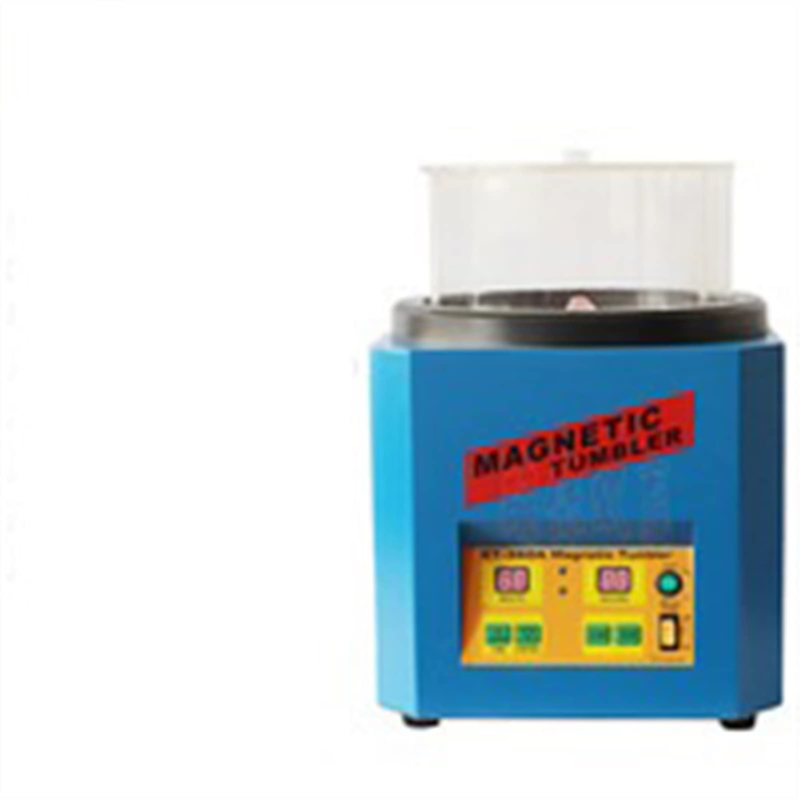 KT280A Jade & Jewelry Polishing Machine - Magnetic Grinder for Gold, Silver, Copper - Digital Display Timer for Deburring & Flat Polishing | Perfect for Jewelry Making, Metal Crafting & DIY Projects
