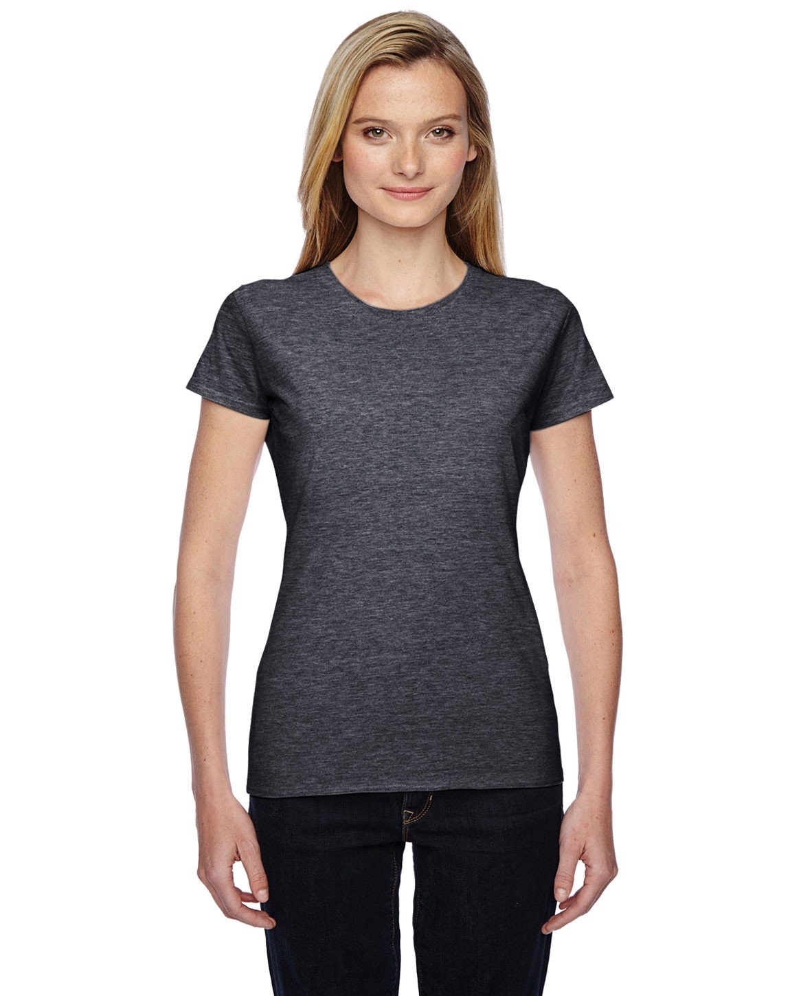 Fruit of the Loom SFJR Women's Soft Jersey Crew Neck T-Shirt - Comfortable Casual Tee for Everyday Wear, Lounge, Workout & Layering