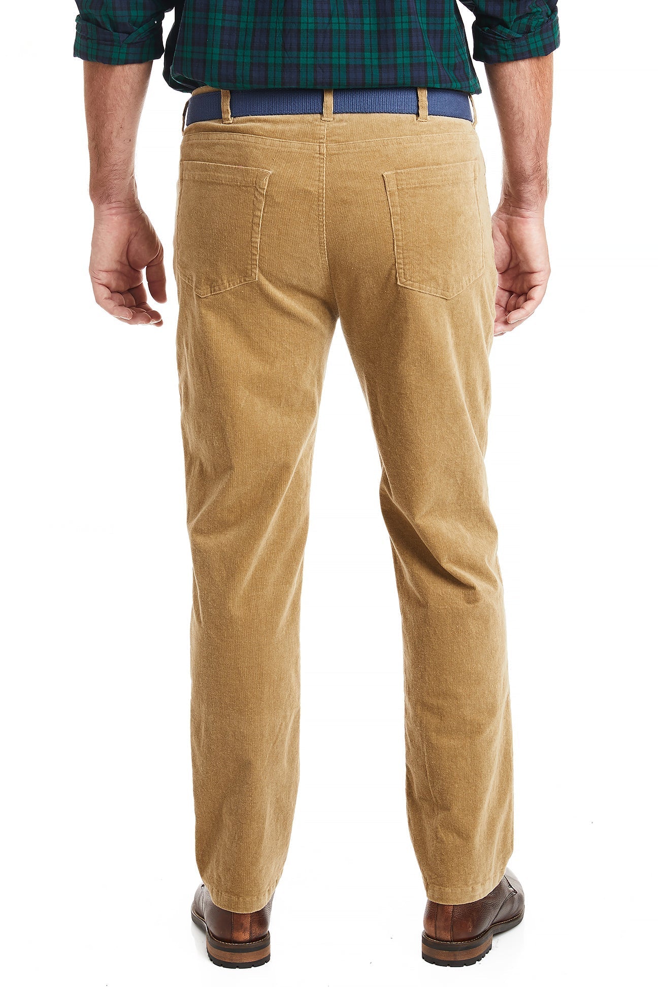 Wayfarer 5 Pocket Stretch Corduroy Pants for Men - Comfortable Khaki Casual Trousers for Everyday Wear, Work & Outdoor Activities