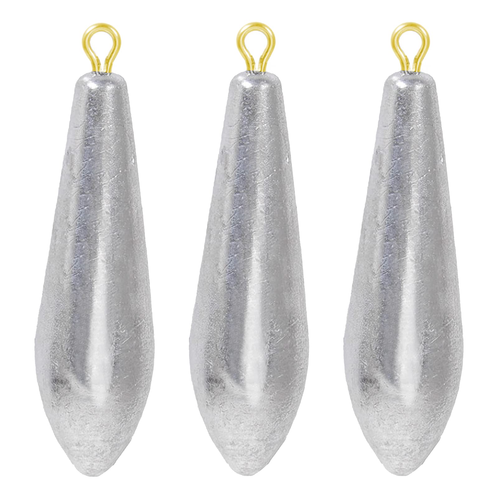 AMYSPORTS Drop Shot Fishing Weights Kit - Lead Sinkers for Bass & Freshwater Fishing - Removable Streamline Weights for Saltwater & Casting | Perfect for River, Lake & Ocean Fishing