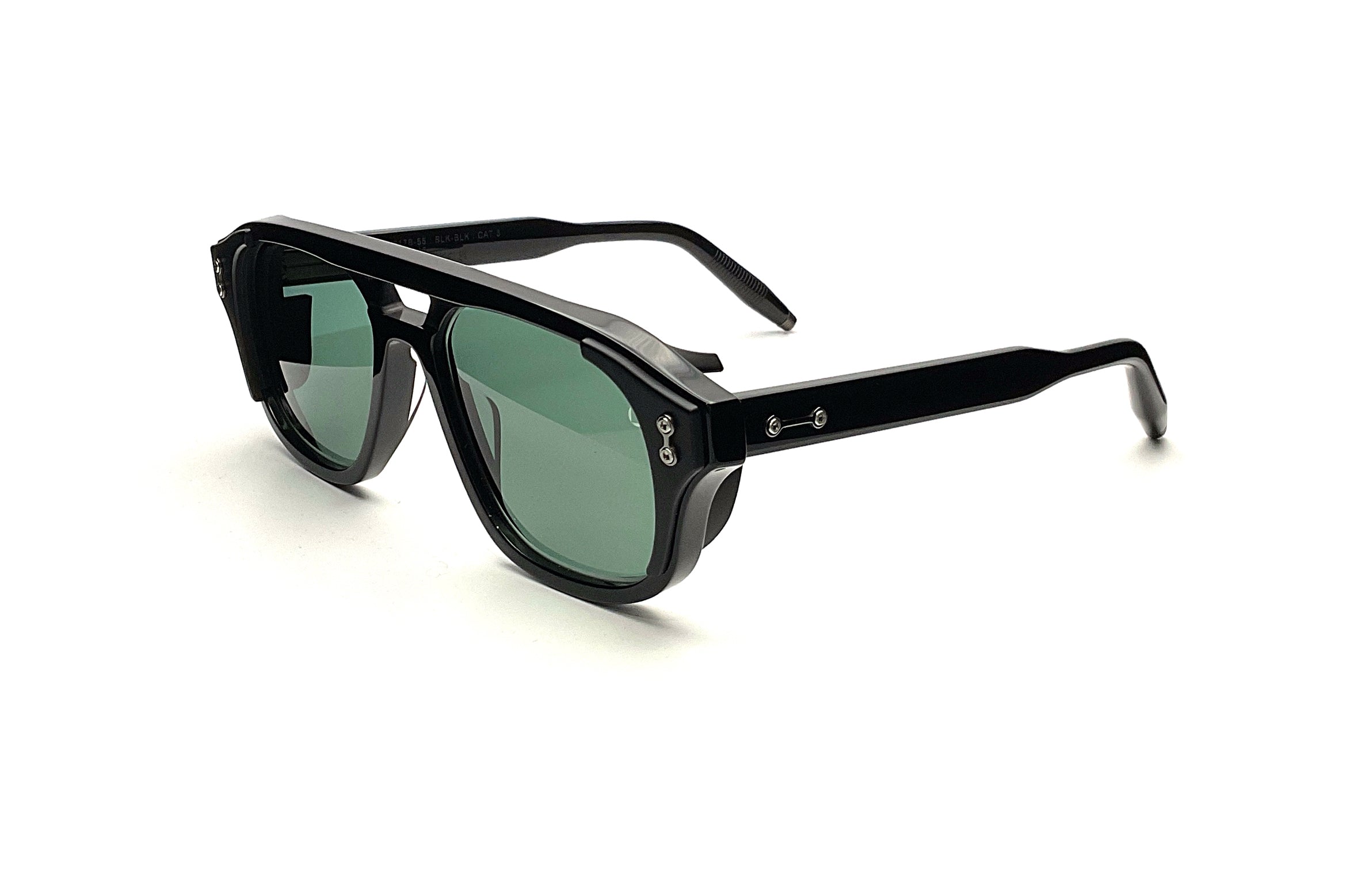 Akoni Phoenix Sunglasses - Black Matte Frame & Lenses - UV Protection for Men & Women - Perfect for Outdoor Sports, Driving, and Beach Vacations