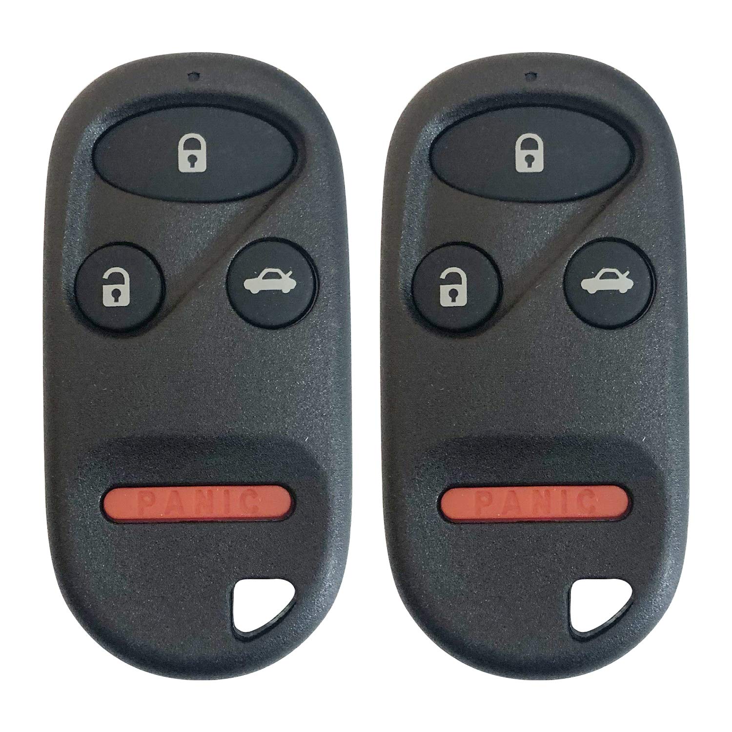 Honda Keyless Entry Remote Key Fob for Accord Civic Odyssey - AUTO KEY MAX (2 Pack) - Car Access & Security