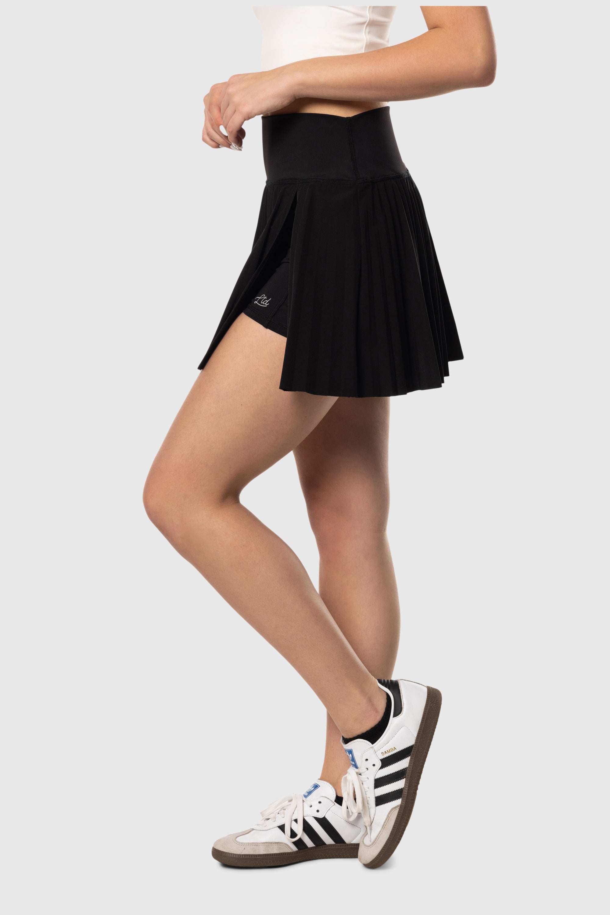 Black Pleated Skirt for Women - Stylish & Flowy A-Line Skirt for Casual, Office & Party Wear