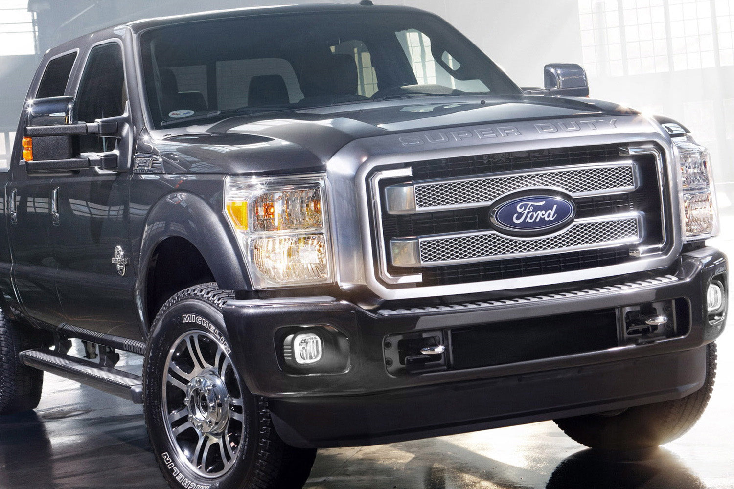 2011-2016 Ford F250 Complete LED Fog Light Kit with White Lights, Wiring Harness & Bezels - Upgrade for Enhanced Nighttime Visibility & Off-Road Driving