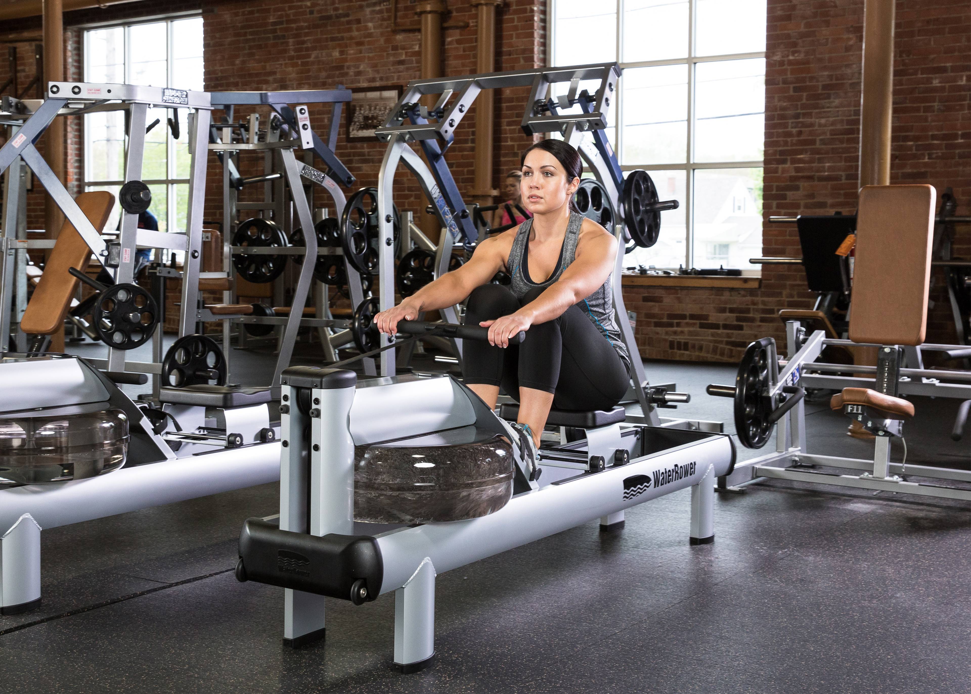 Waterrower M1 HiRise Rowing Machine - Premium Home Fitness Equipment for Full Body Workout | Perfect for Home Gym, Cardio Training & Low Impact Exercise