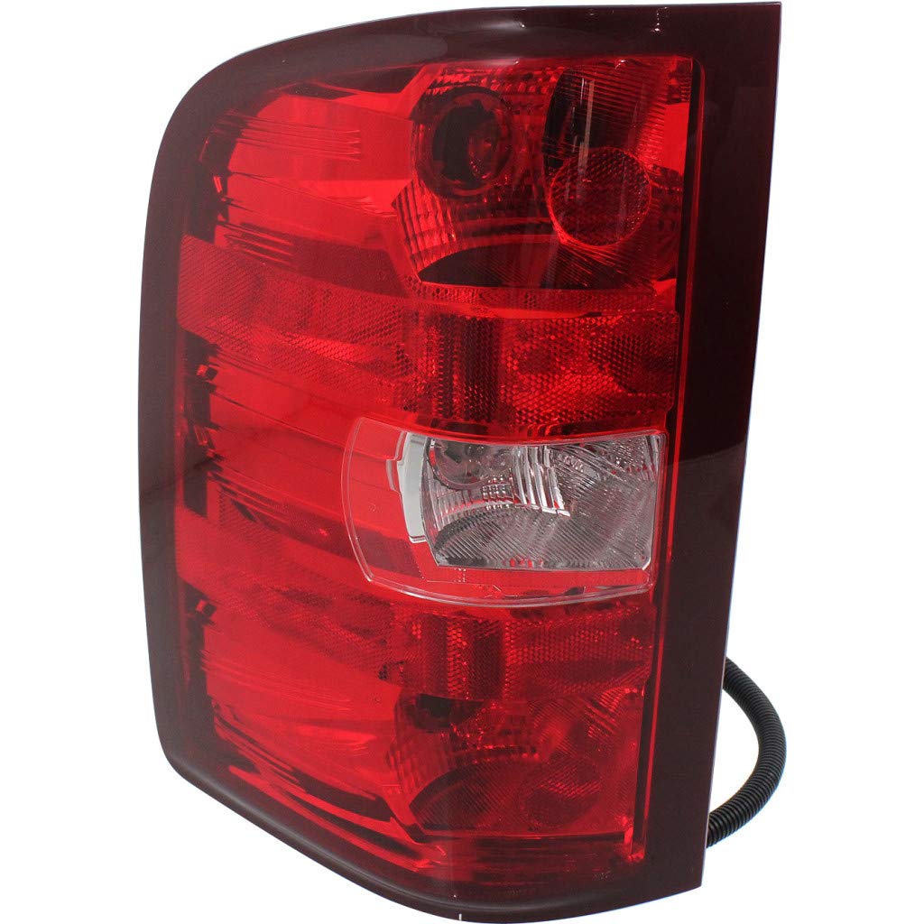 Chevy Silverado 3500 Tail Light Assembly (2010-2011) - Driver Side for Dual Rear Wheels | 2nd Design with Bulbs | DOT Certified | Compatible with GM2800249 & 20840271 | Perfect for Truck Upgrades & Nighttime Safety