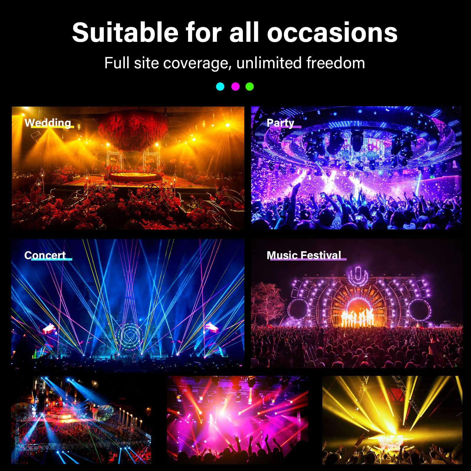 Topteng 230W DJ Stage Moving Head Beam Light with 7R Zoom, 8 Prism Strobe, DMX 16Ch - Professional Sharpy Spotlight for Party, Stage, and Event Lighting