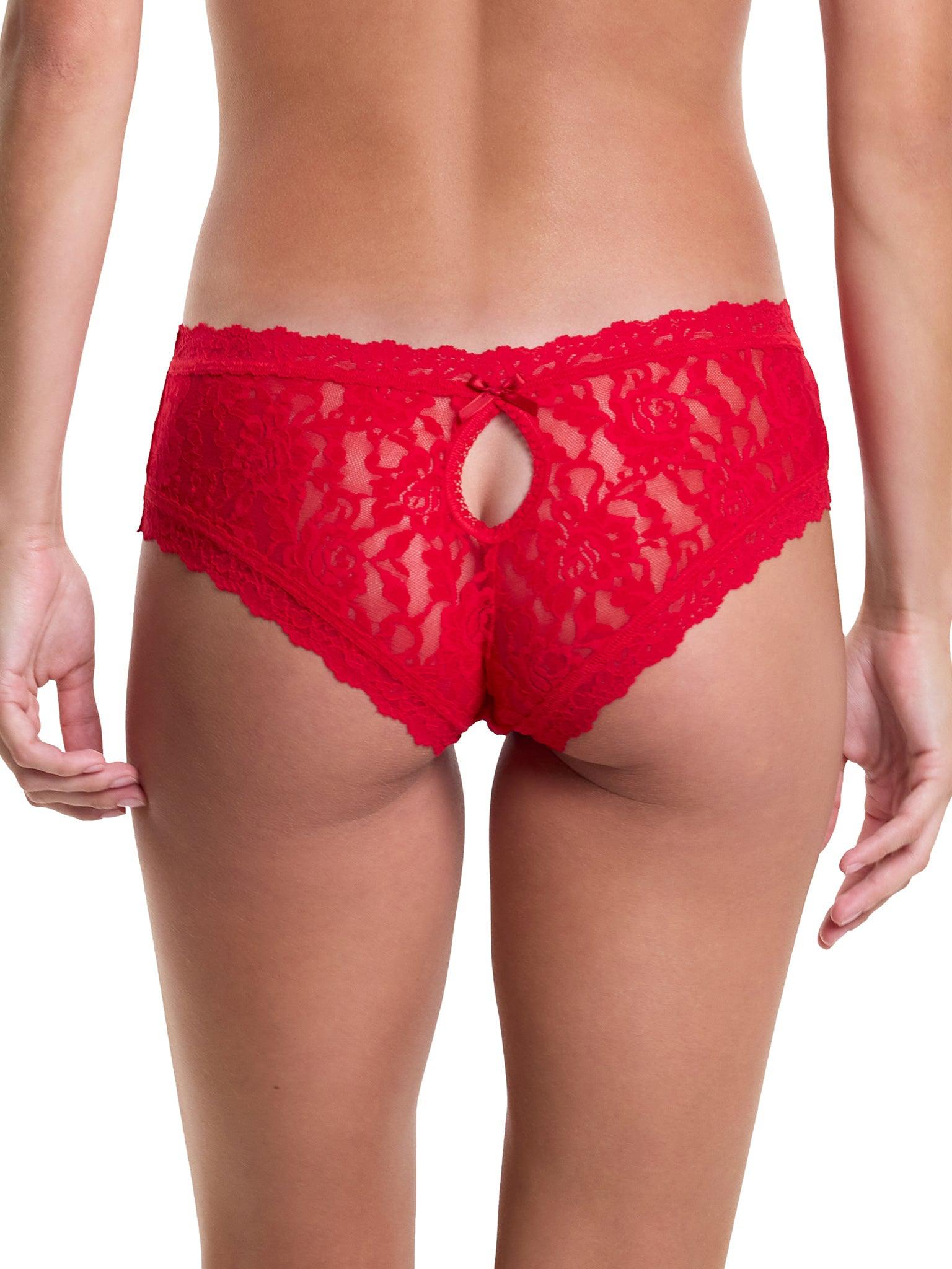 Signature Lace Keyhole Cheeky Panties - Sexy & Comfortable Women's Underwear for Date Night & Special Occasions