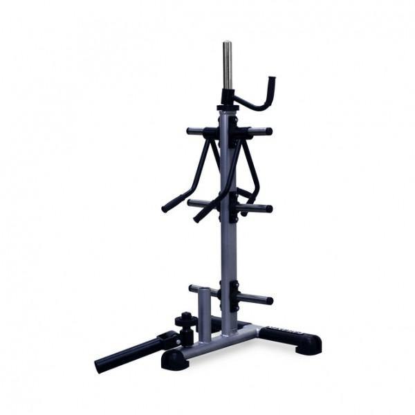 Atlantis S 481 Plate Rack & Torso Trainer Combo – Single | Home Gym Equipment for Strength Training & Core Workouts | Perfect for Small Spaces & Home Fitness