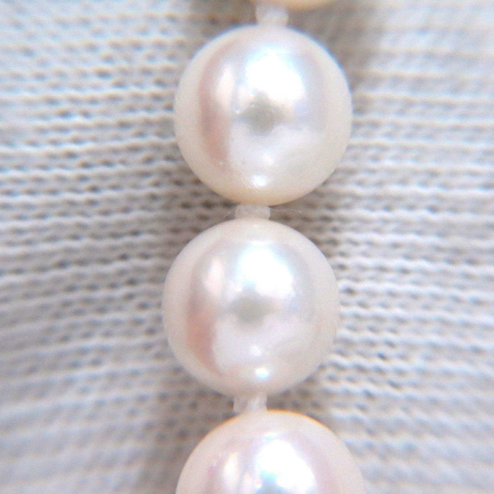 7.3mm Natural Japanese Pearls Endless Necklace - Double Wrap 34 Inch Elegant Jewelry for Women, Perfect for Weddings, Parties & Daily Wear