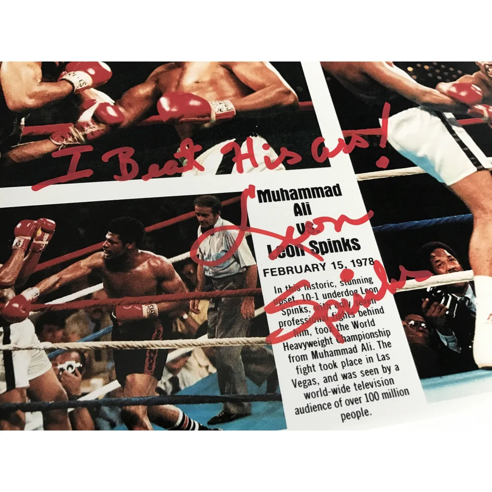 Leon Spinks Signed 8x10 Photo - 