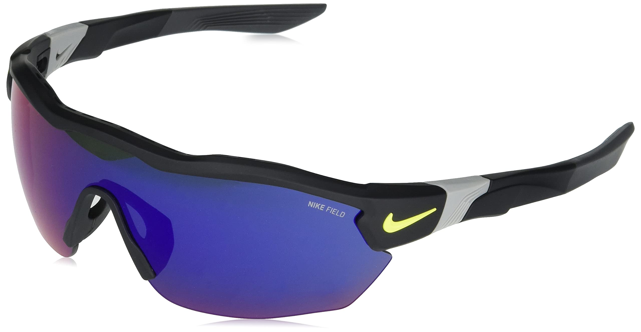 Nike Show X3 Elite Rectangular Sunglasses for Men & Women - UV Protection Polarized Sports Sunglasses for Running, Cycling, Driving & Outdoor Activities