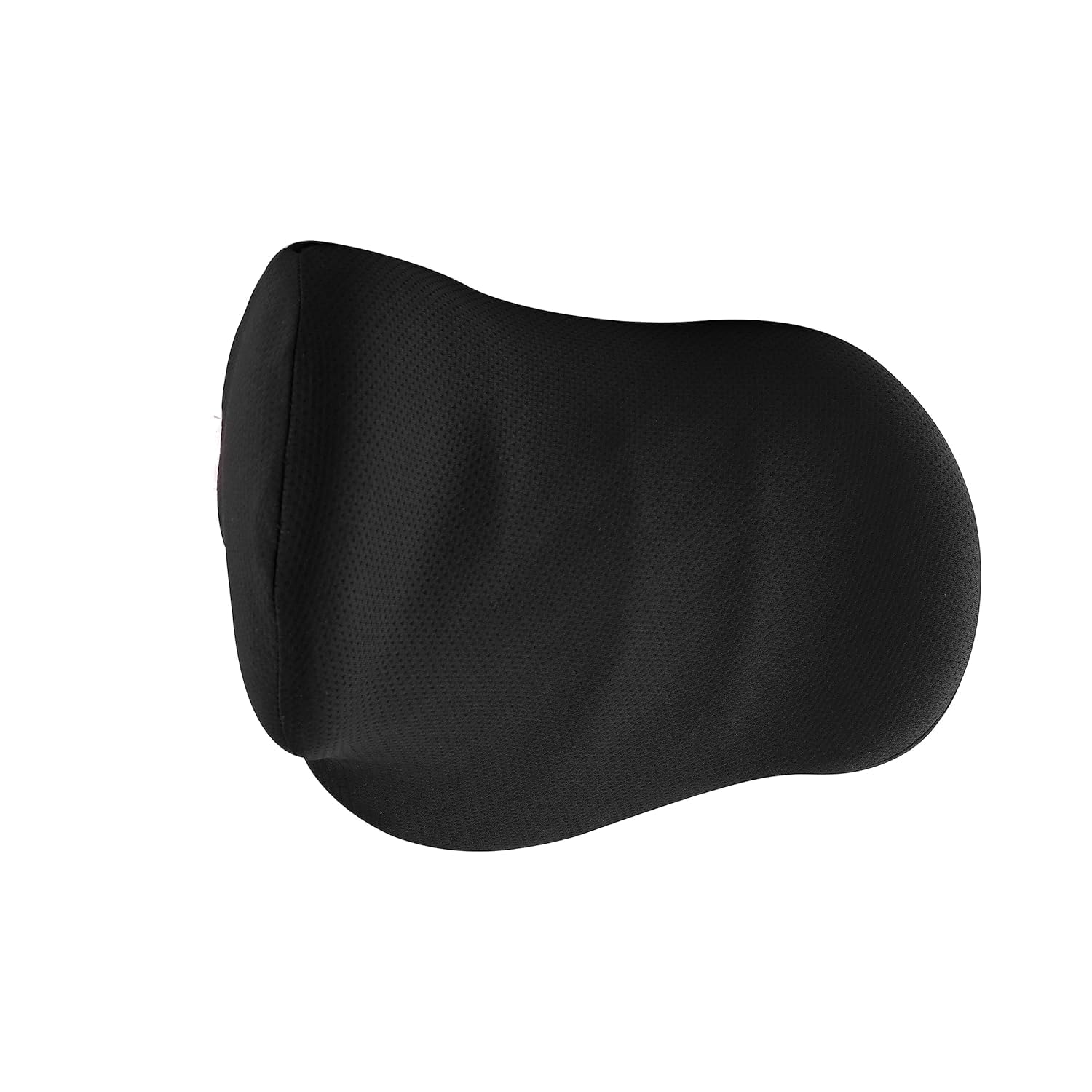 Memory Foam Car Neck Pillow for Neck & Cervical Support - Ergonomic Headrest Cushion Relieves Neck Pain - 12 x 8 x 5 Inch (Black, Pack of 1) - Perfect for Long Drives, Road Trips & Commuting