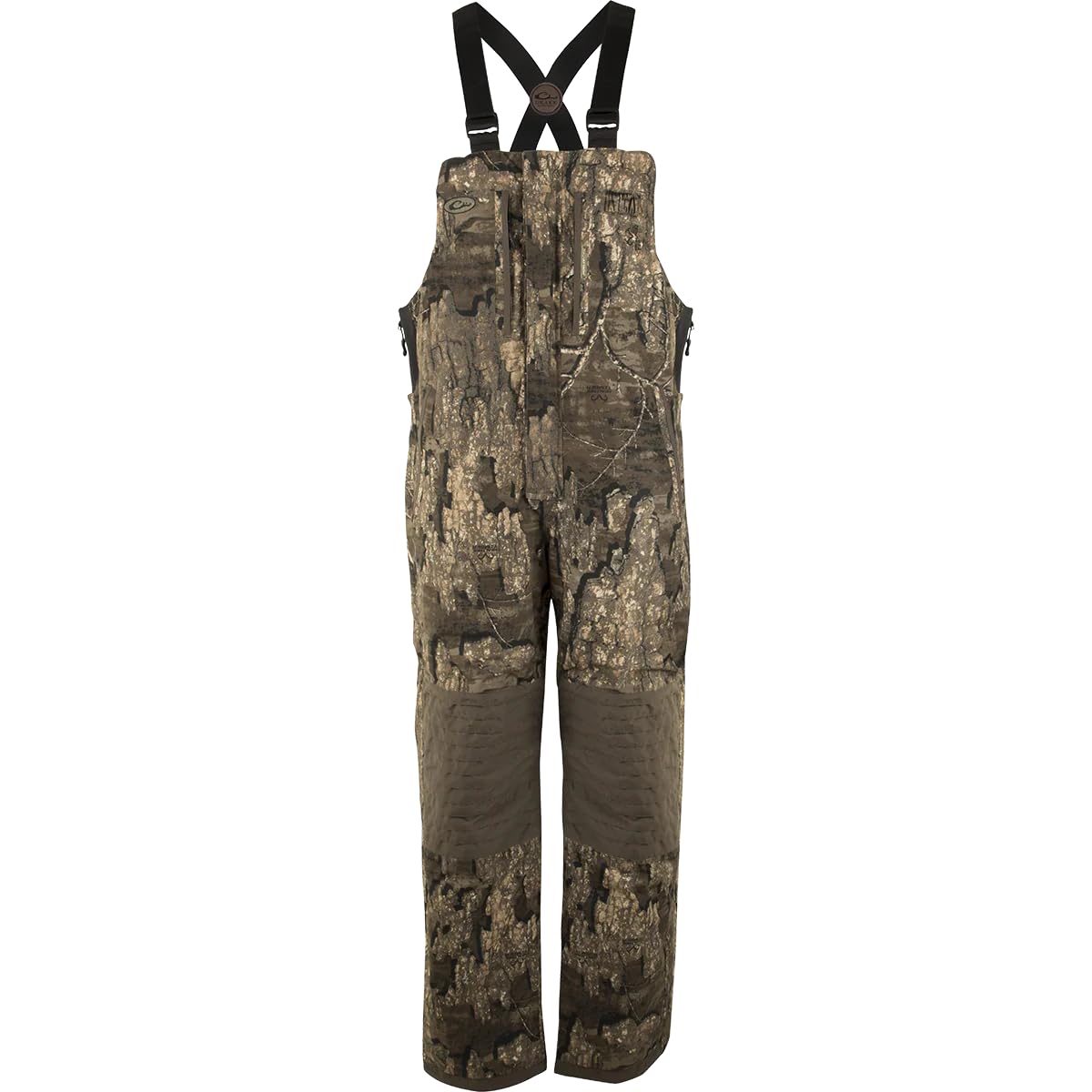 Drake Waterfowl Men's LST 2.0 Insulated Waterproof Hunting Bib - Windproof Fleece-Lined Overalls for Cold Weather Hunting & Outdoor Activities