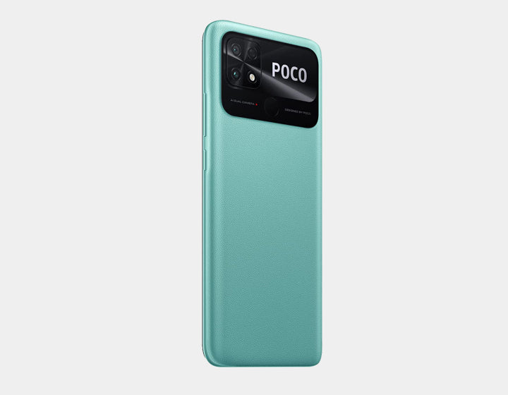 Poco C40 4G Smartphone - 64GB ROM 4GB RAM Dual SIM GSM Unlocked (Coral Green) - Perfect for Travel, Business & Everyday Use