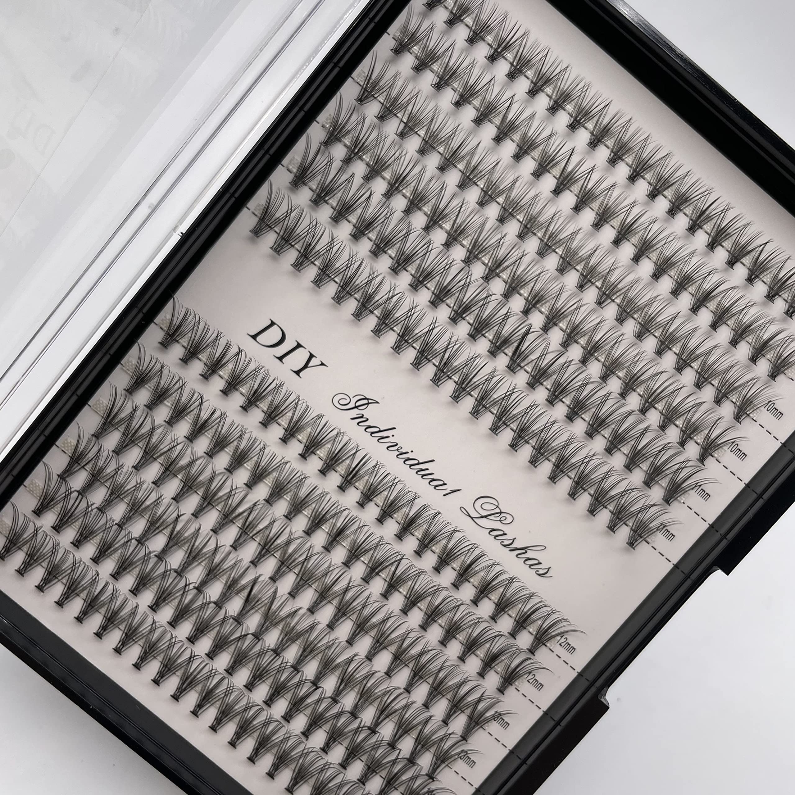 Premium 240pcs Faux Mink Cluster Eyelash Extensions - 9-14mm Length, C Curl, 12 Roots per Cluster (0.07mm Diameter) for Natural Volume | Perfect for Daily Wear, Special Occasions & Professional Lash Artists