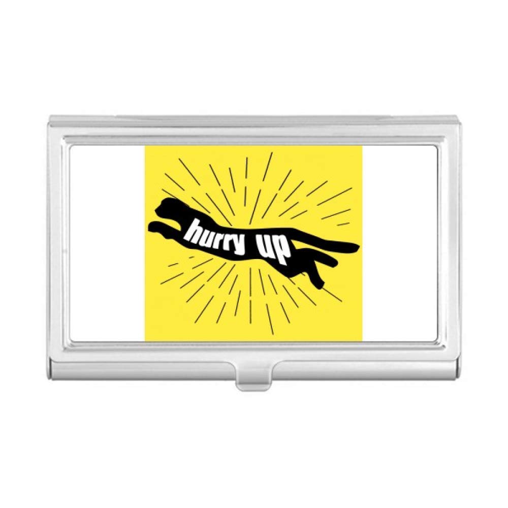 Black Panther Outline Leather Business Card Holder - Slim Wallet Case for Men & Women - Perfect for Office, Networking & Professional Events