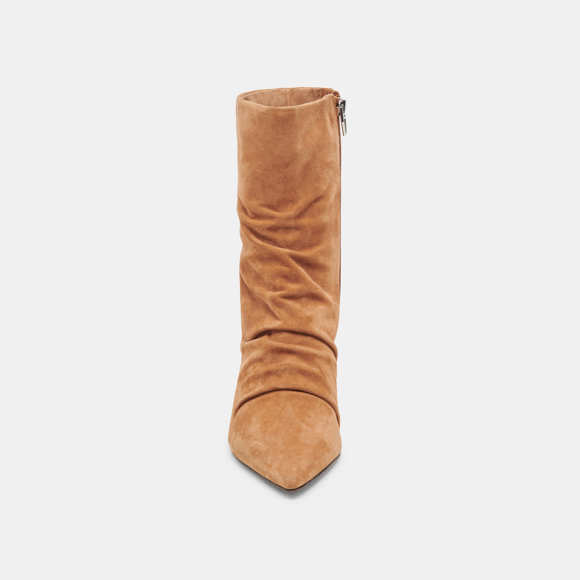 FERNLY Women's Pecan Suede Boots - Comfortable Ankle Booties for Fall & Winter | Casual, Office & Outdoor Wear
