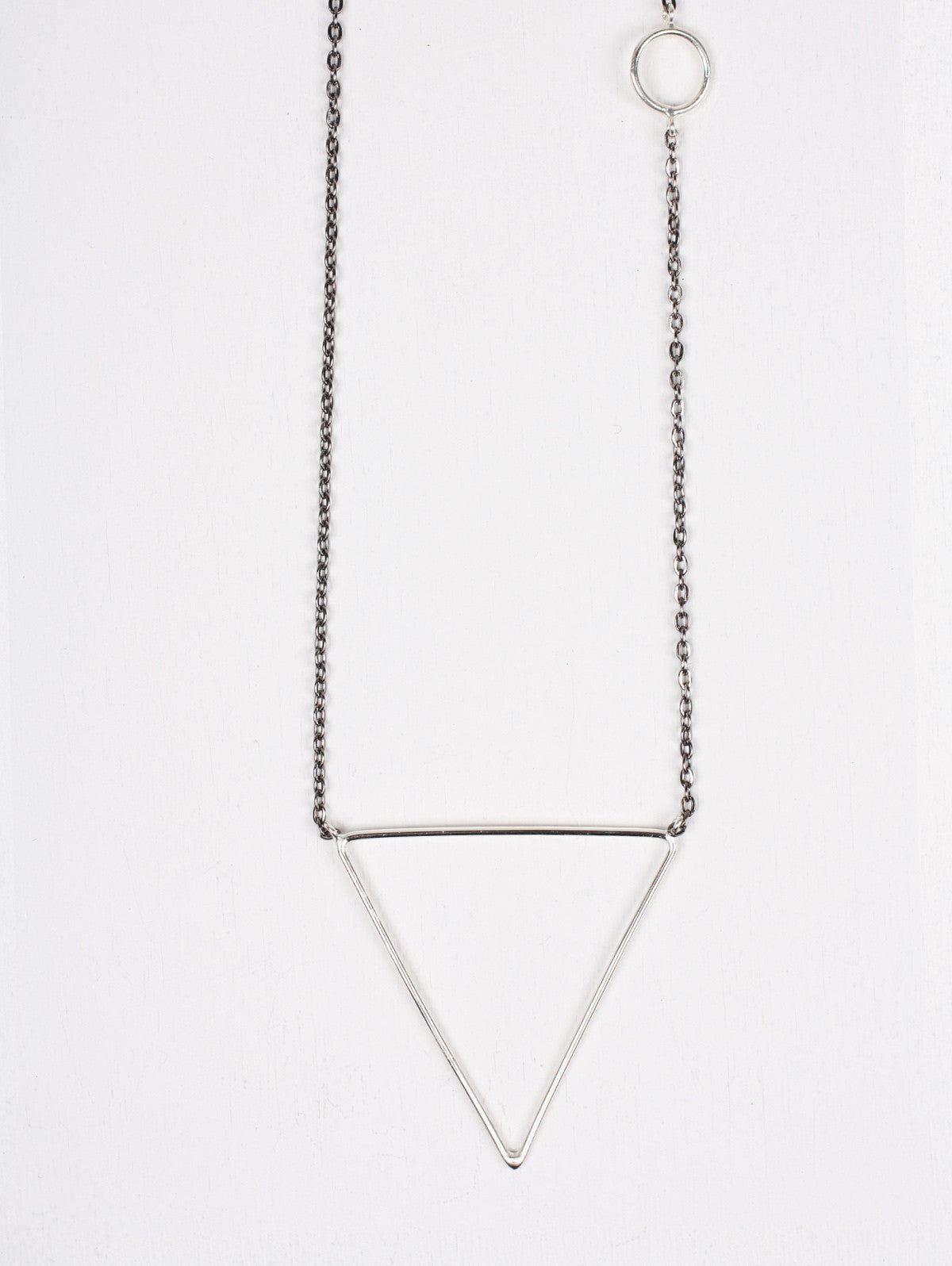 925 Sterling Silver Pyramid Necklace for Women - Elegant Minimalist Pendant Jewelry for Everyday Wear & Gift Giving