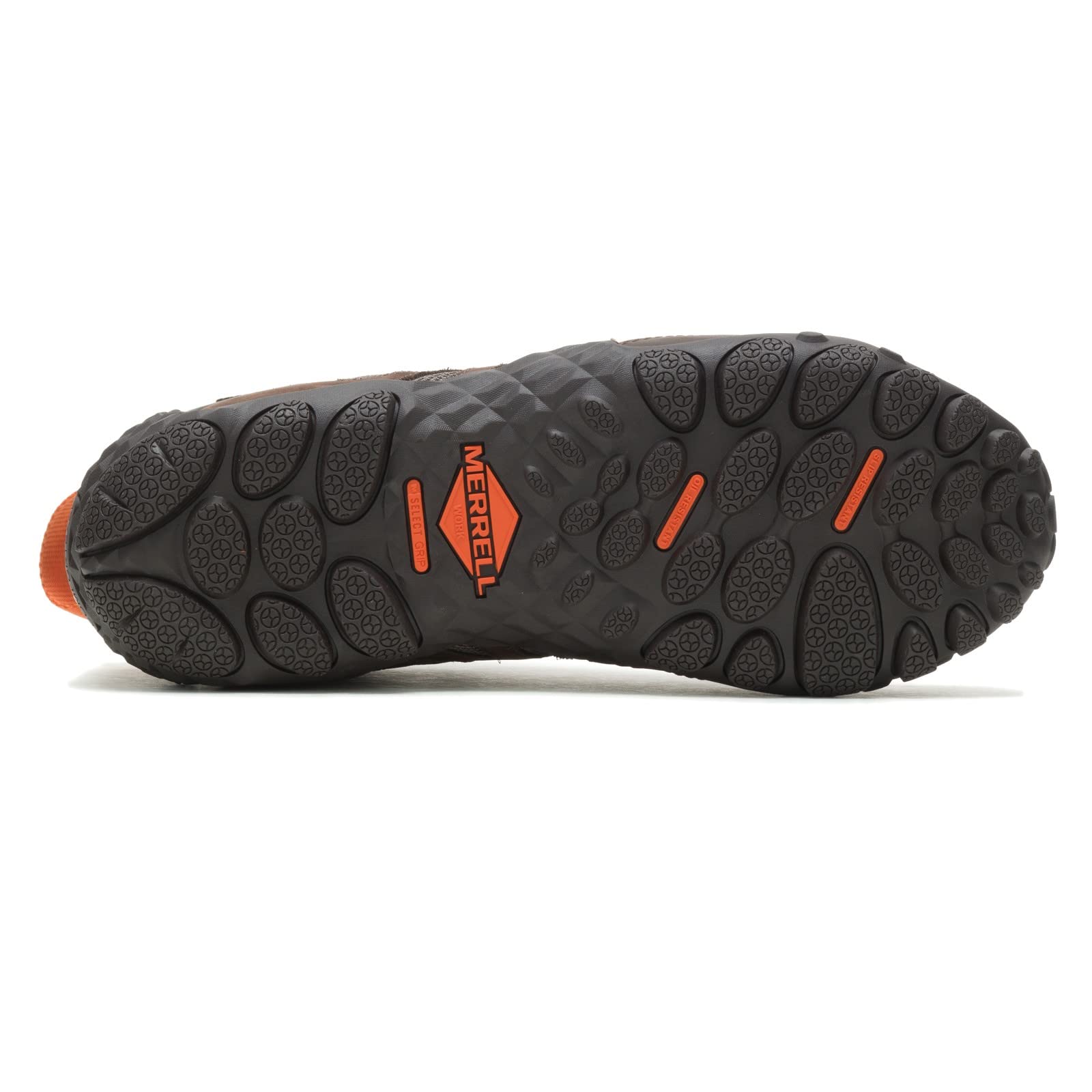 Merrell Men's Chameleon Flux Stretch Carbon Fiber Work Shoes - Lightweight Safety Toe Industrial Boots for Construction & Warehouse Workers