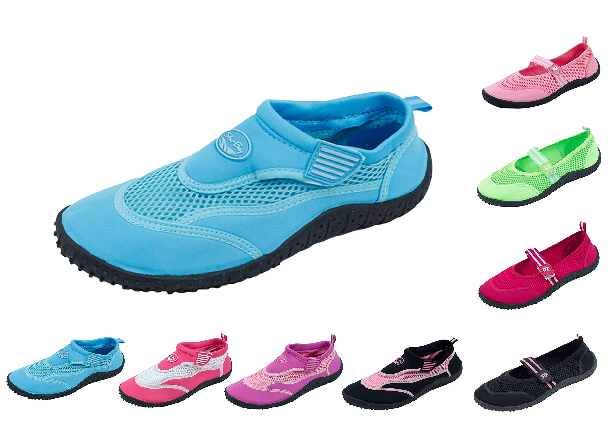 Sunville Women's Slip-On Water Shoes - Quick Dry Aqua Shoes for Beach, Pool & Water Sports | Lightweight Comfortable Swim Shoes for Walking, Yoga & Travel
